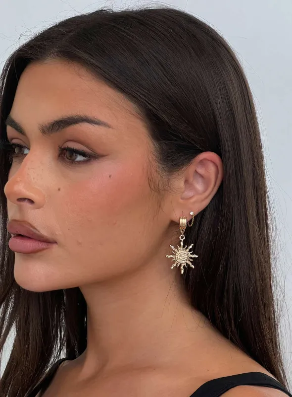 Camira Earrings Gold made by Princess Polly