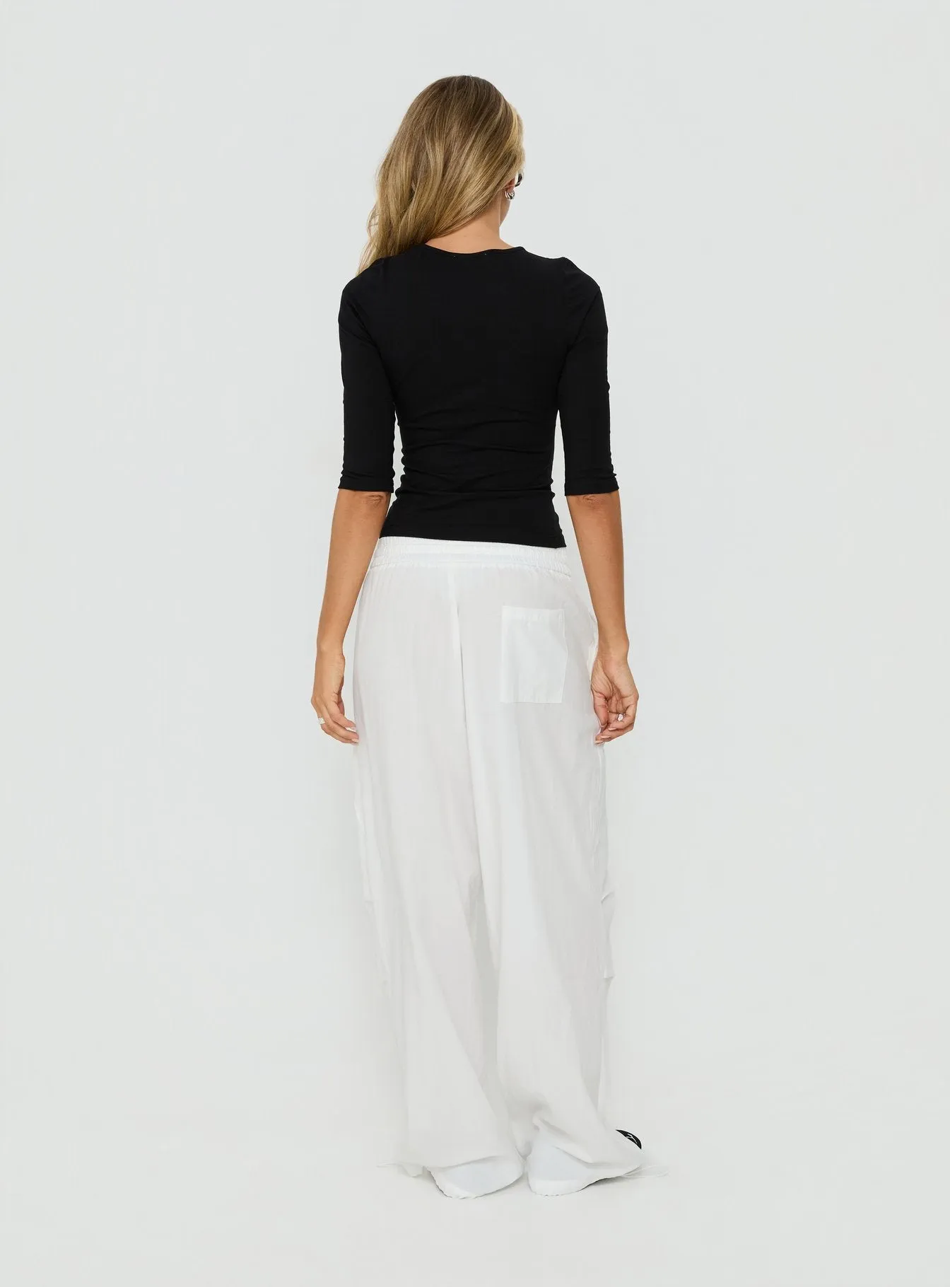 Mankind Baggy Cargo Pants White sold by Princess Polly product image thumbnail 5