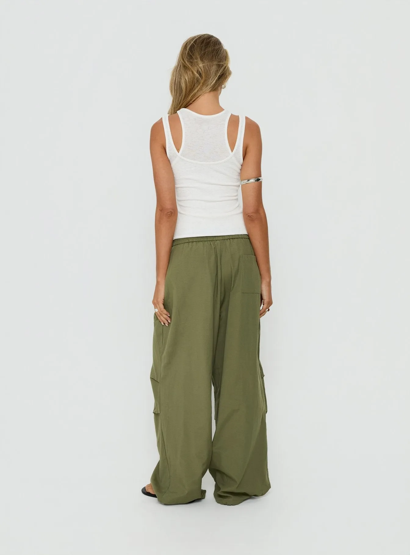 Mankind Baggy Cargo Pants Olive sold by Princess Polly product image thumbnail 5