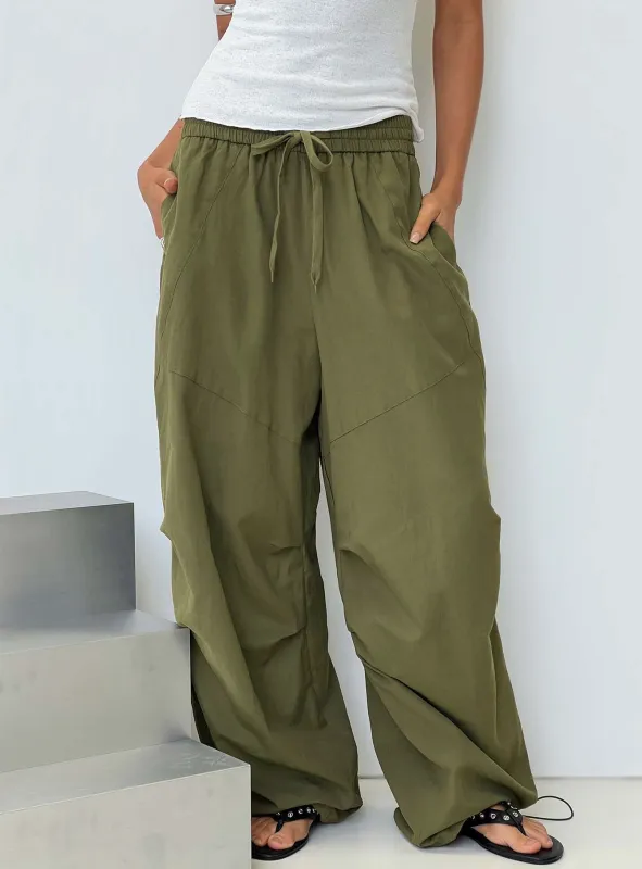 Mankind Baggy Cargo Pants Olive made by Princess Polly