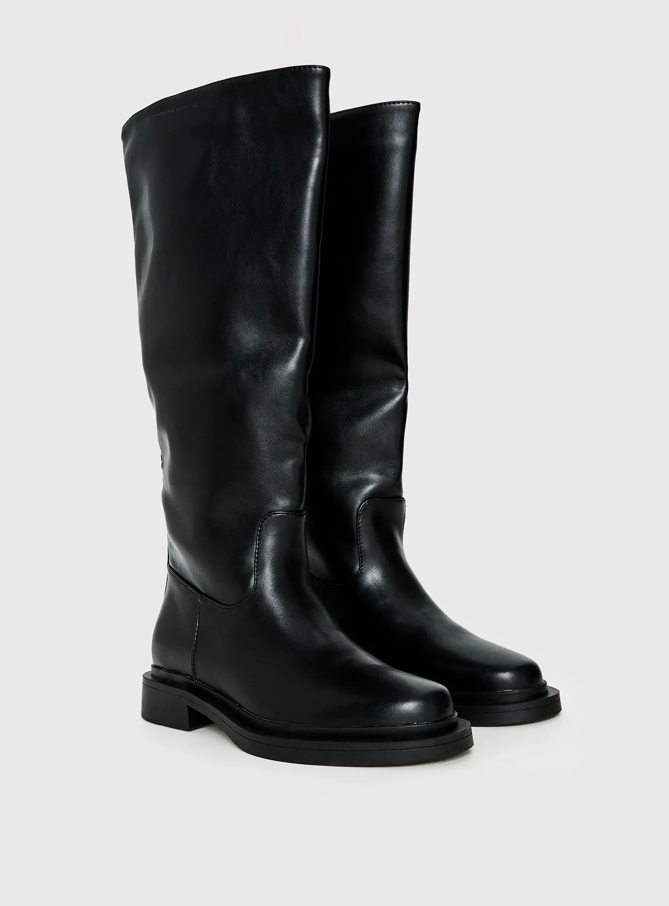 Lishaa Knee High Boots Black sold by Princess Polly product image thumbnail 2