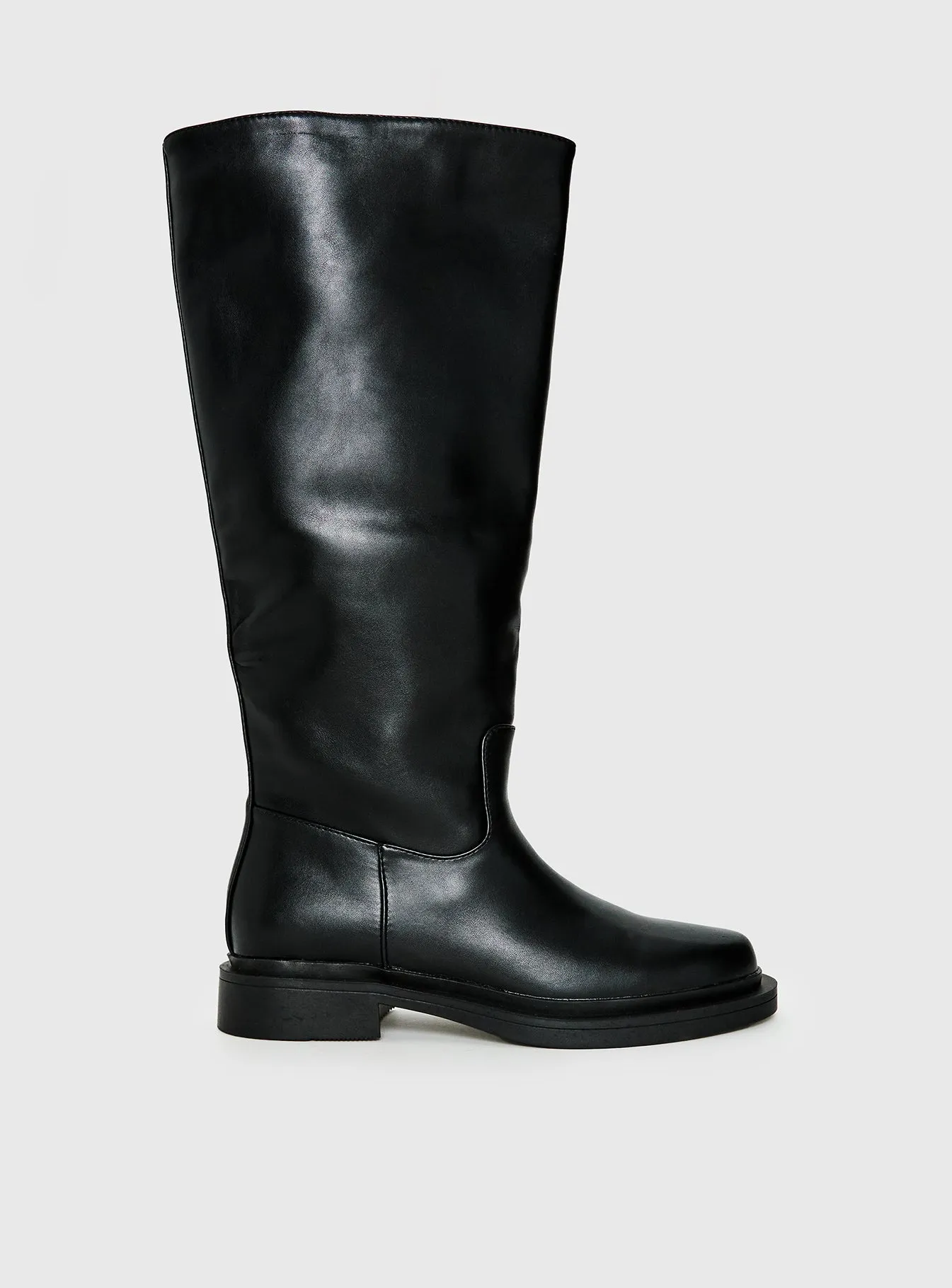 Lishaa Knee High Boots Black sold by Princess Polly