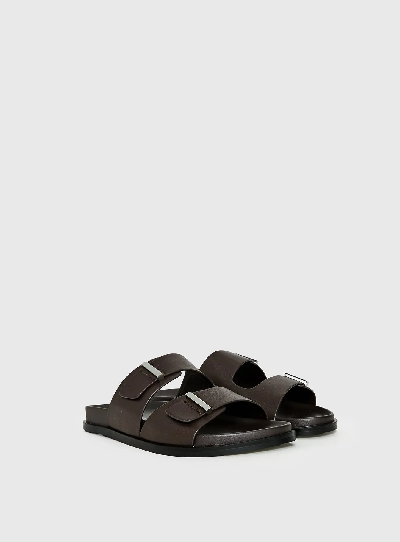 Dedication Double Strap Sandals Chocolate sold by Princess Polly product image thumbnail 2