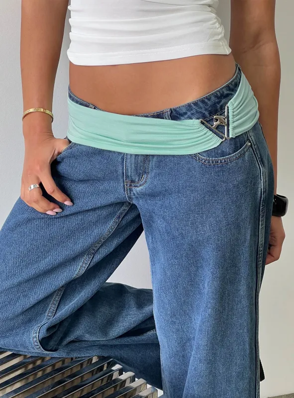 Soft Haze Belt Aqua made by Princess Polly