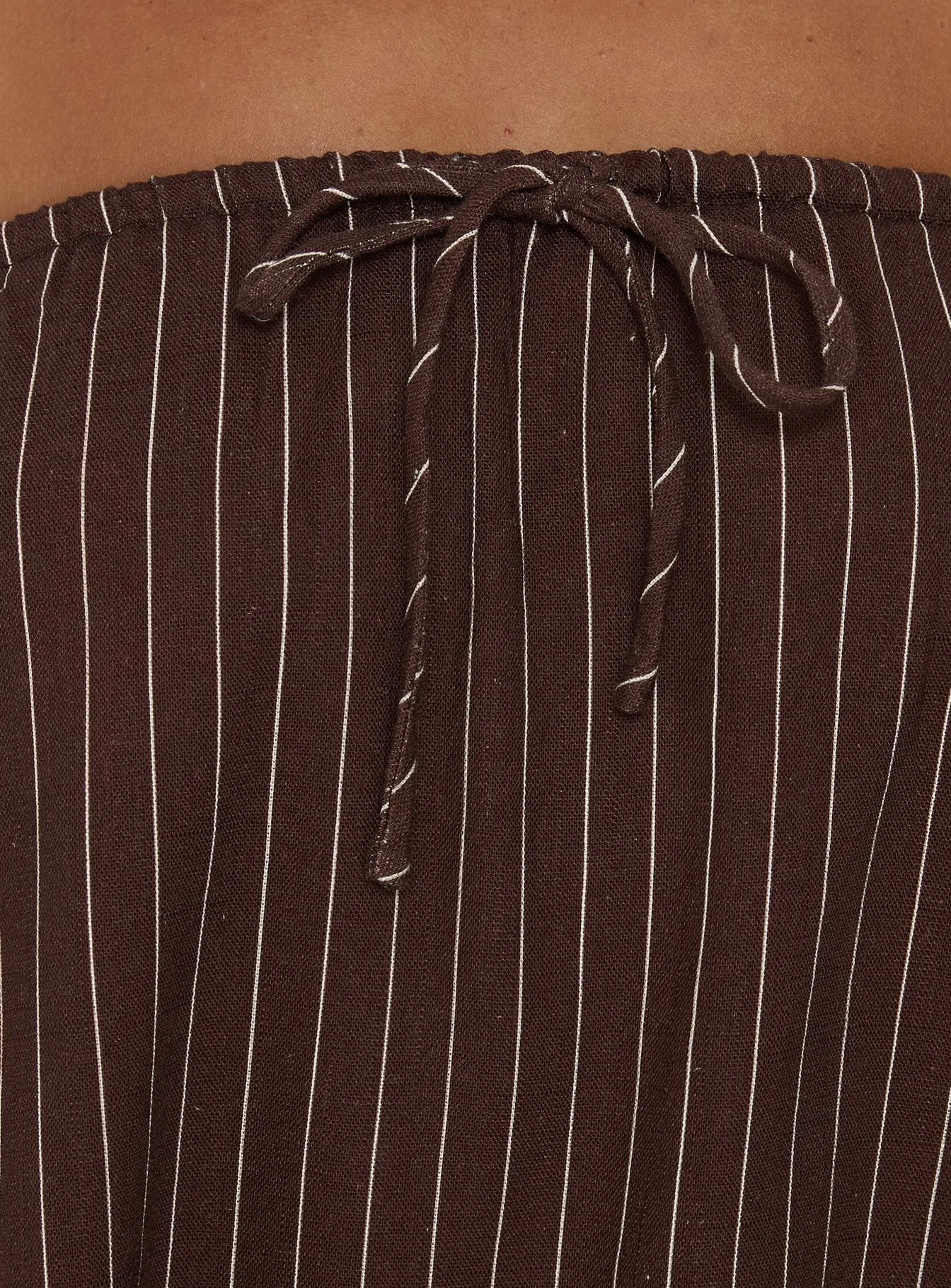 Amibella Boxy Cami Top Brown / Cream Stripe sold by Princess Polly product image thumbnail 5