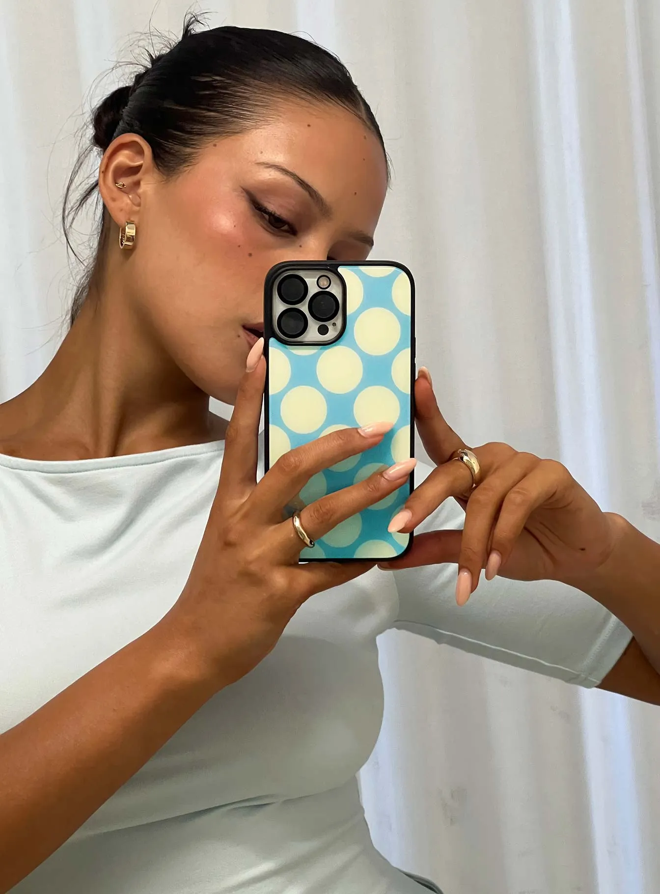 Money Drop iPhone Case Blue / Yellow Polka Dot sold by Princess Polly product image thumbnail 3