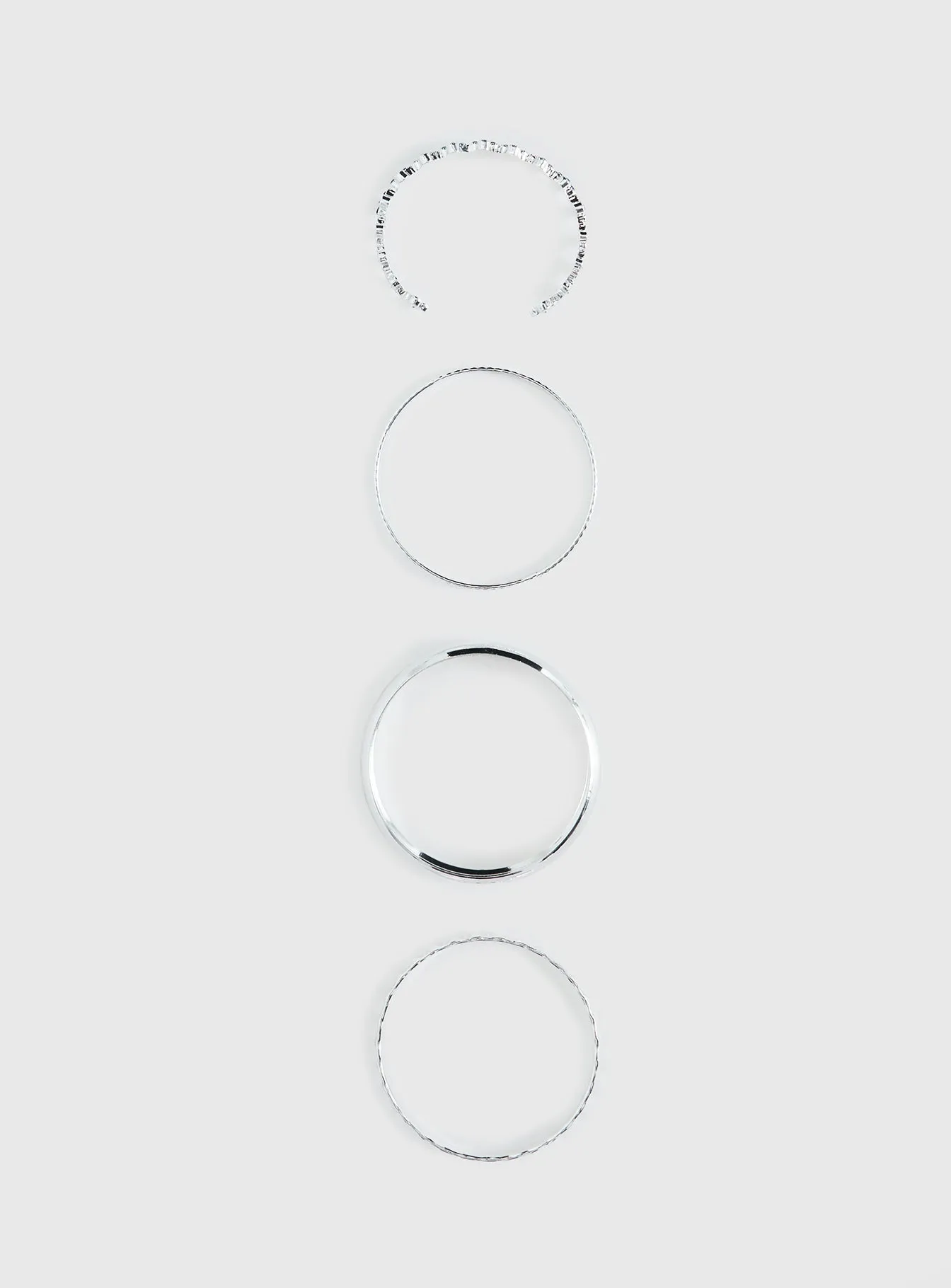 Blame Game Bracelet Set Silver sold by Princess Polly product image thumbnail 3