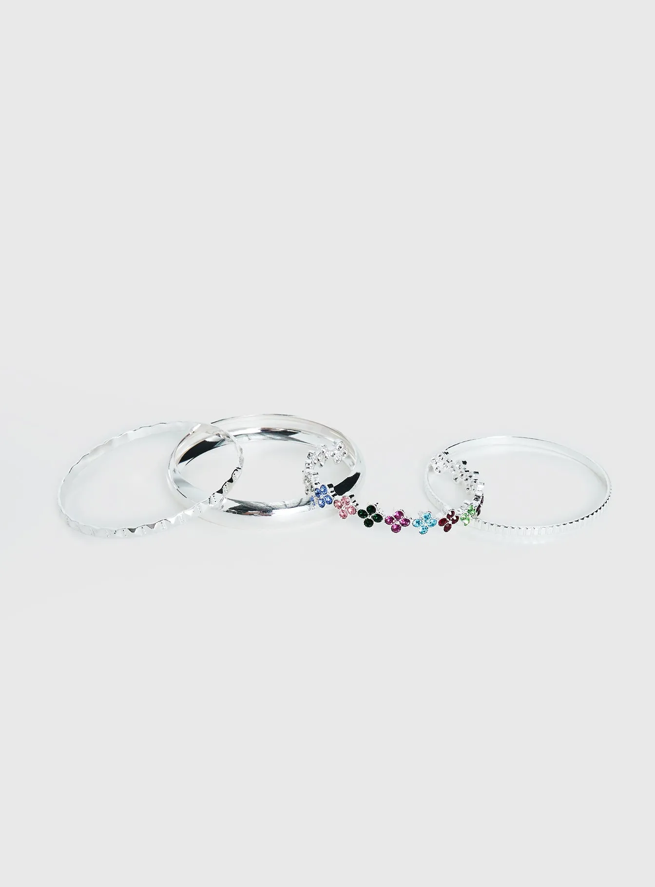 Blame Game Bracelet Set Silver sold by Princess Polly product image thumbnail 2