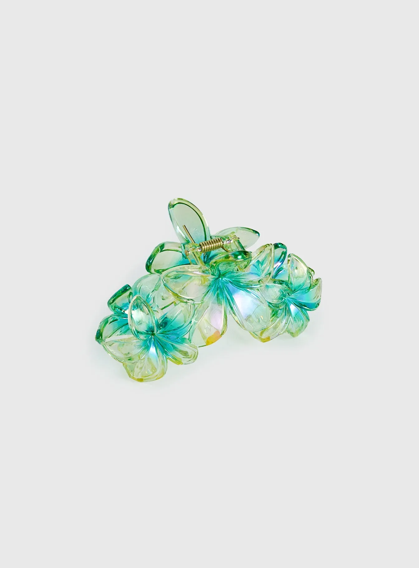Radiant Beam Floral Hair Clip Yellow / Green sold by Princess Polly product image thumbnail 2