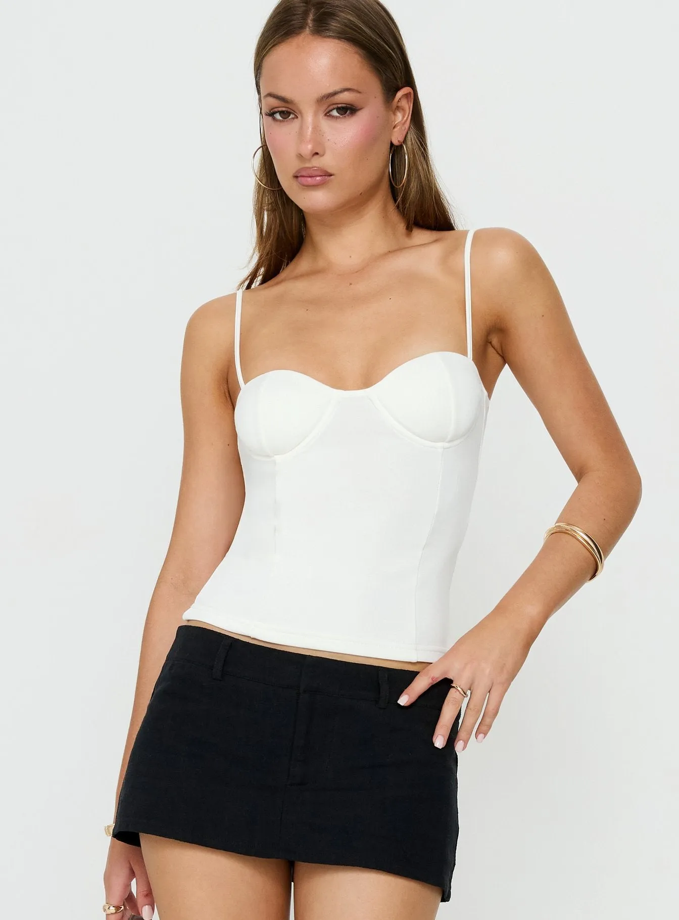Anataza Underwire Top White sold by Princess Polly product image thumbnail 2