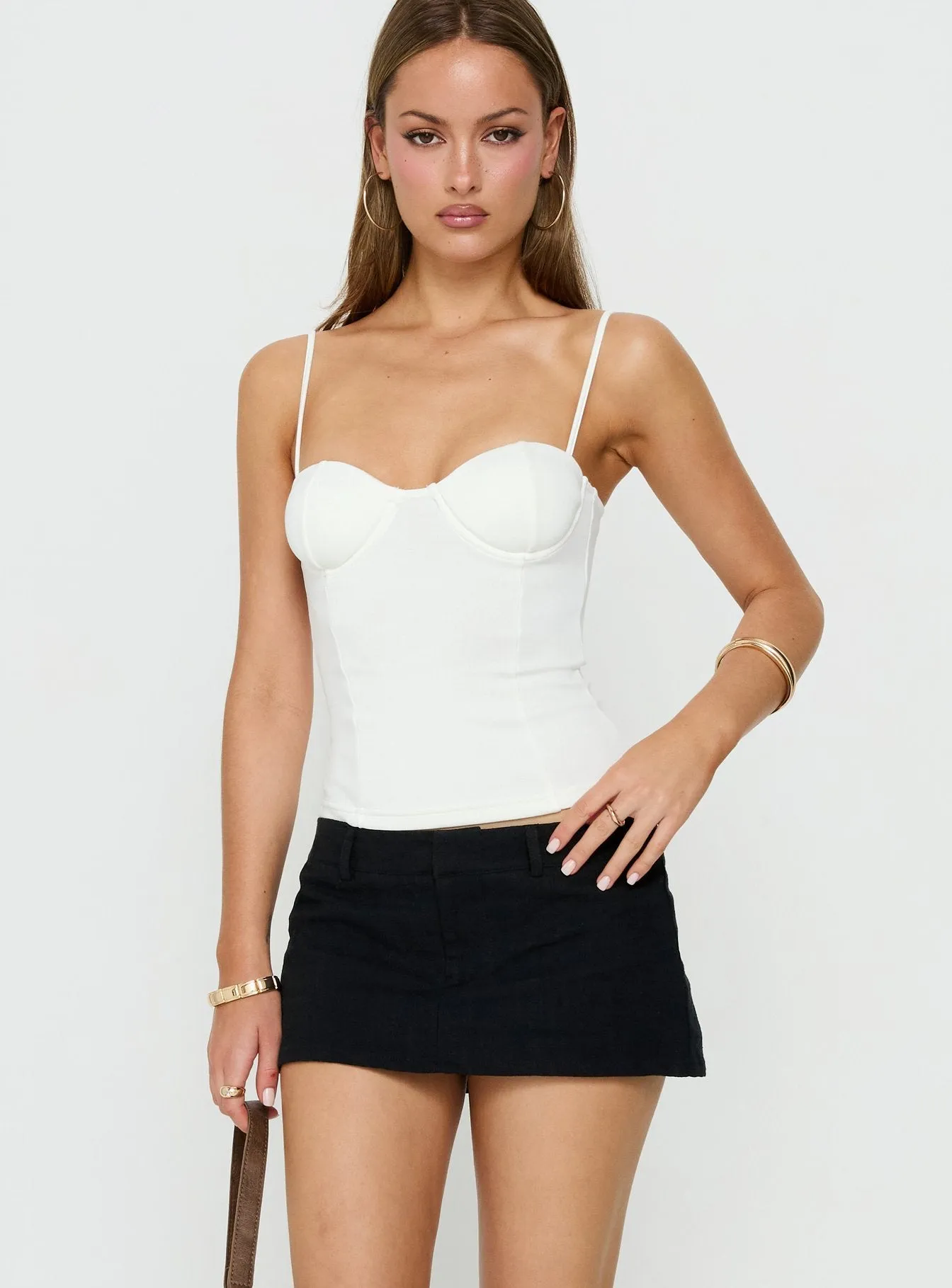 Rhode Mini Skort Onyx sold by Princess Polly product image thumbnail 2