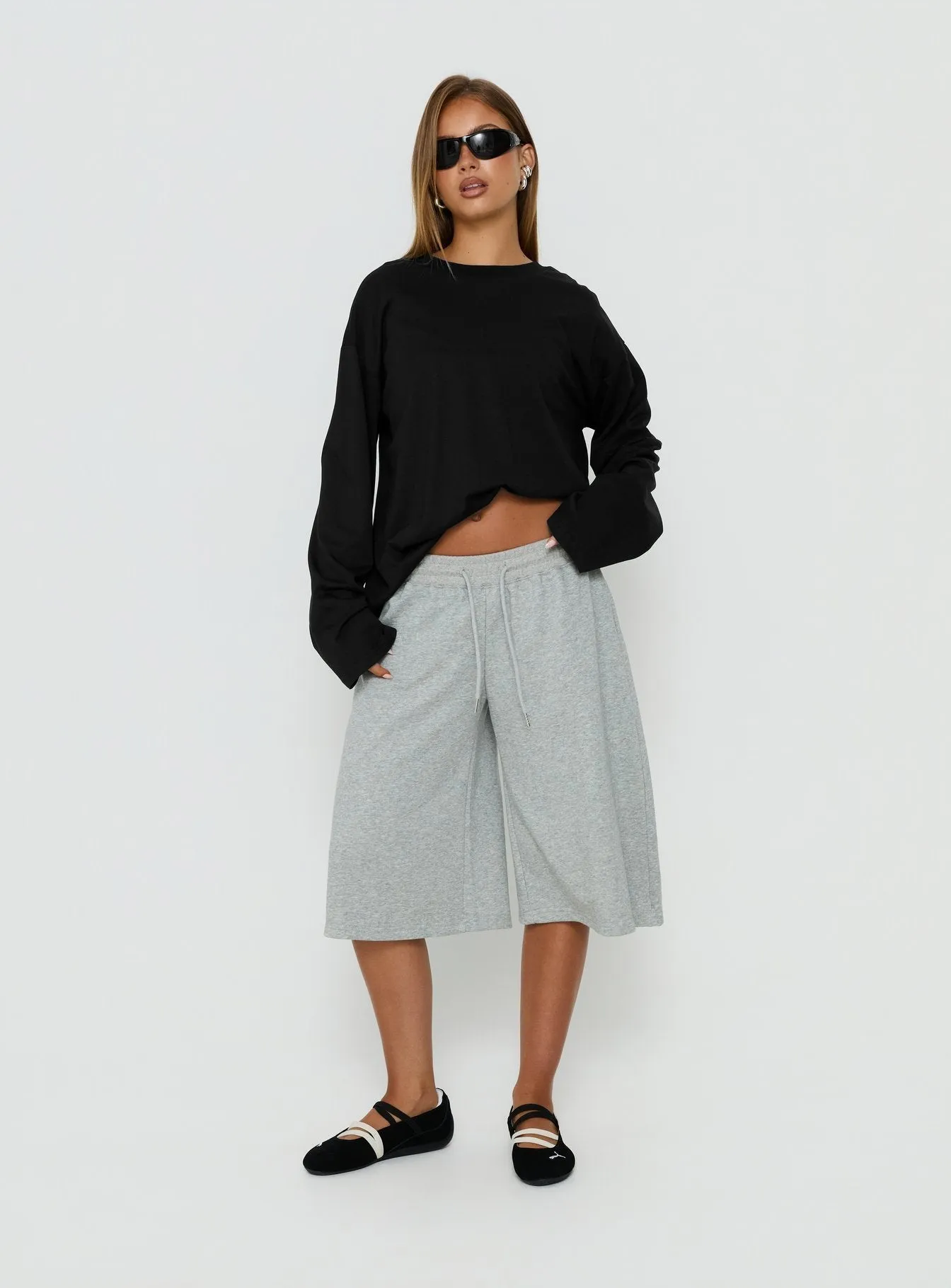 Settle Down Long Sleeve Top Black sold by Princess Polly product image thumbnail 3