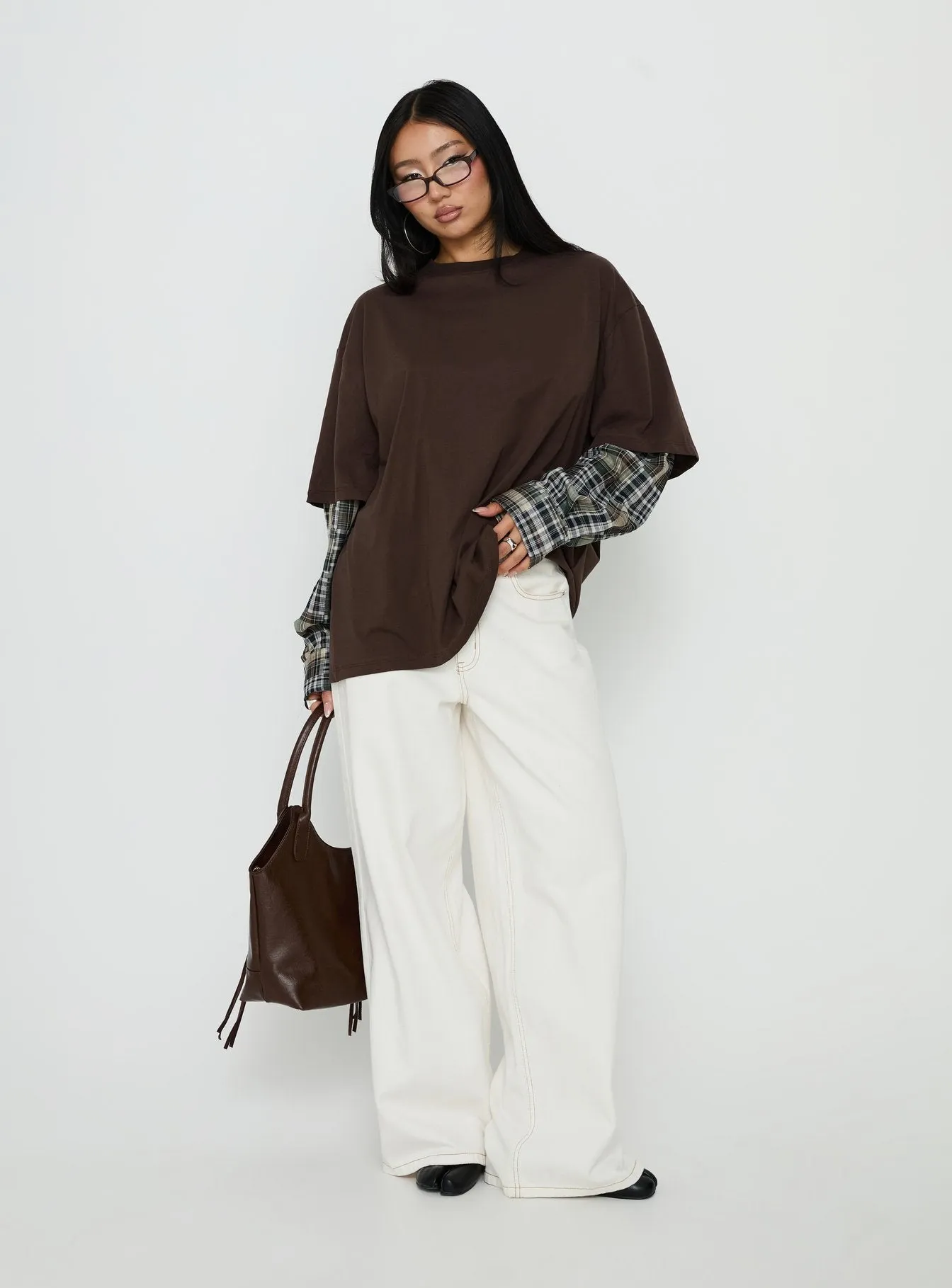 Ashely Shirt Coffee sold by Princess Polly product image thumbnail 3