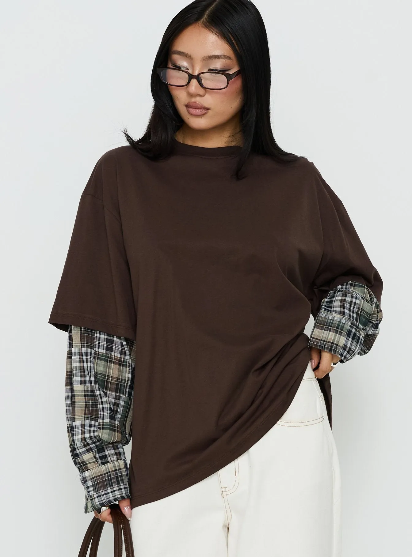 Ashely Shirt Coffee sold by Princess Polly product image thumbnail 2