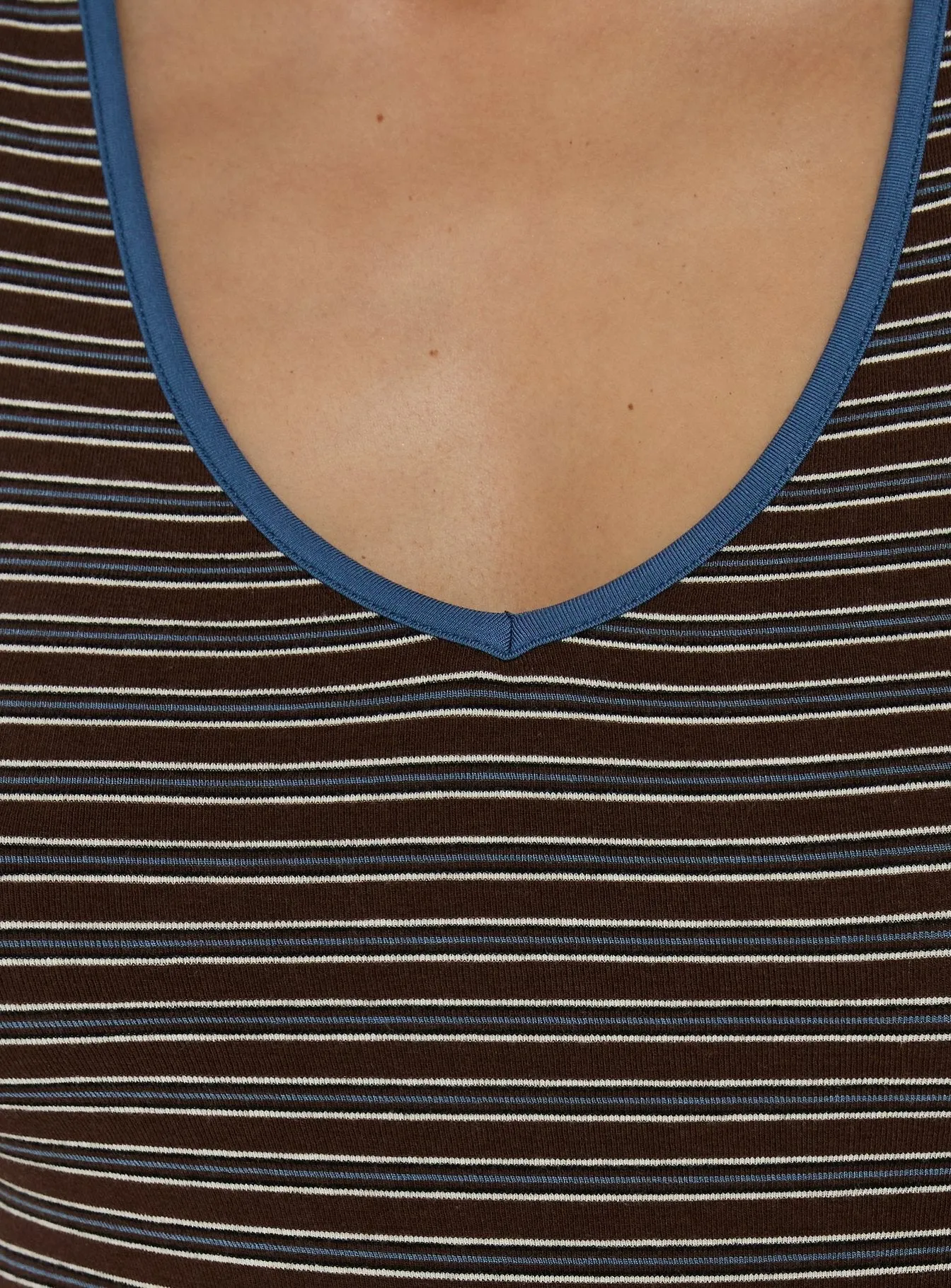 Truce V Neck Tank Top Multi Stripe sold by Princess Polly product image thumbnail 5
