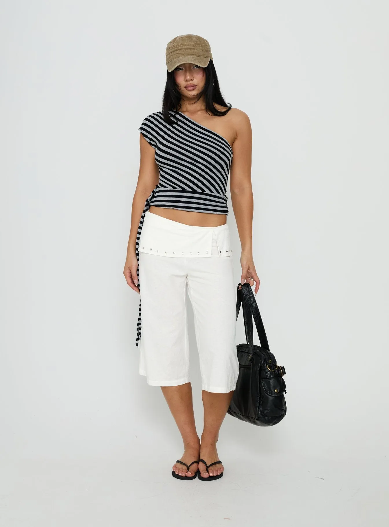 Oren Capri Trouser Ivory sold by Princess Polly product image thumbnail 2