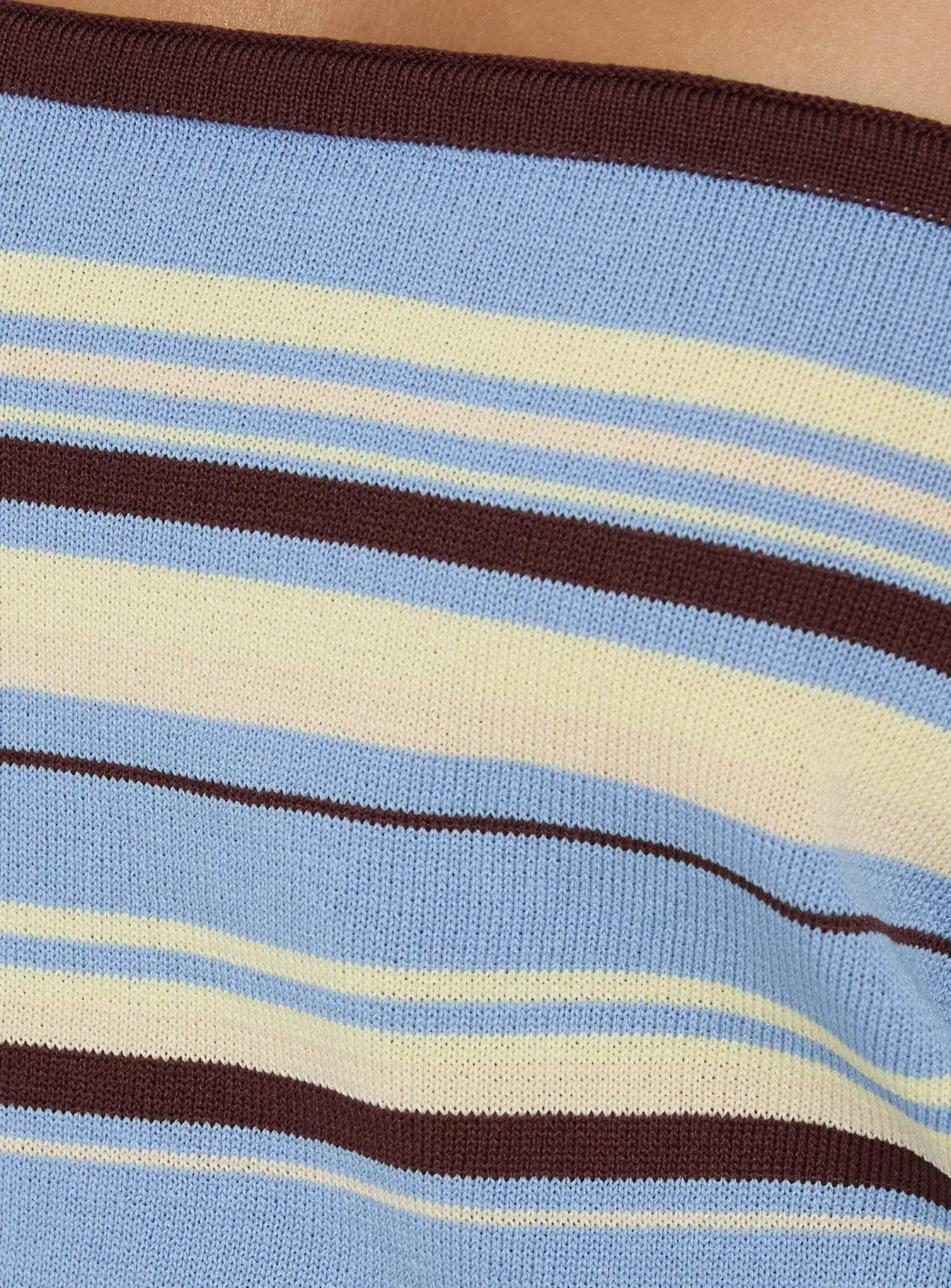Osamie Knit Strapless Top Multi Stripe sold by Princess Polly product image thumbnail 5