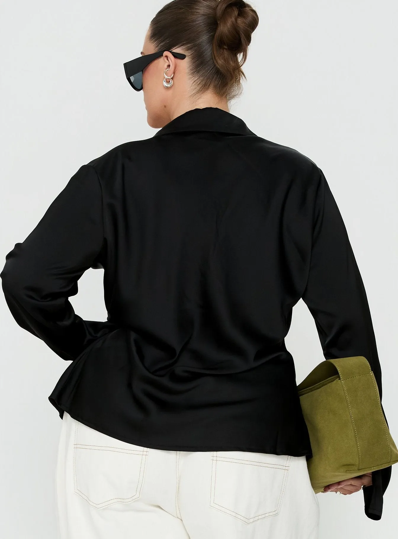 Way Life Goes Long Sleeve Top Black Curve sold by Princess Polly product image thumbnail 5