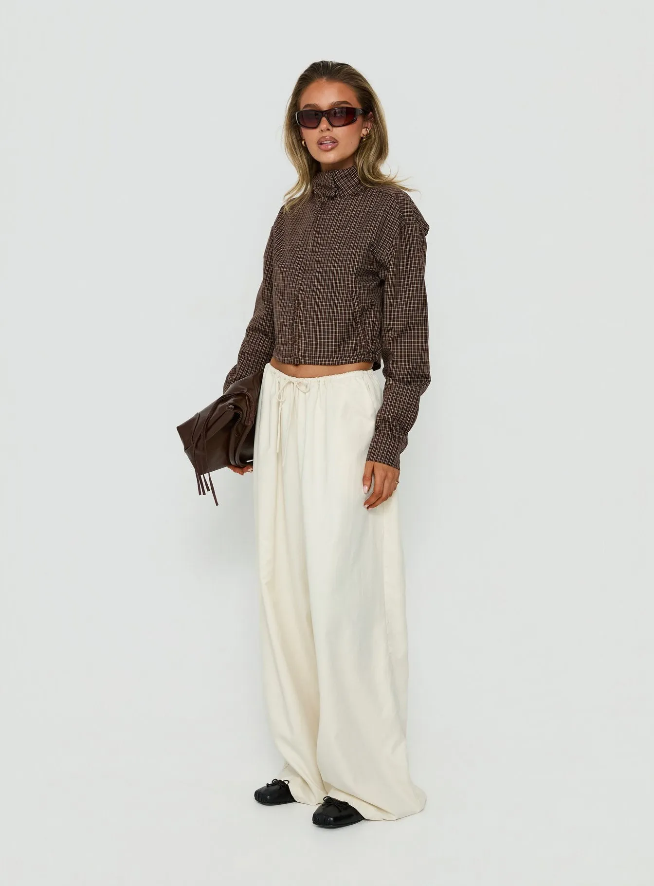 Bungala Oversized Relaxed Pants Ivory sold by Princess Polly product image thumbnail 4