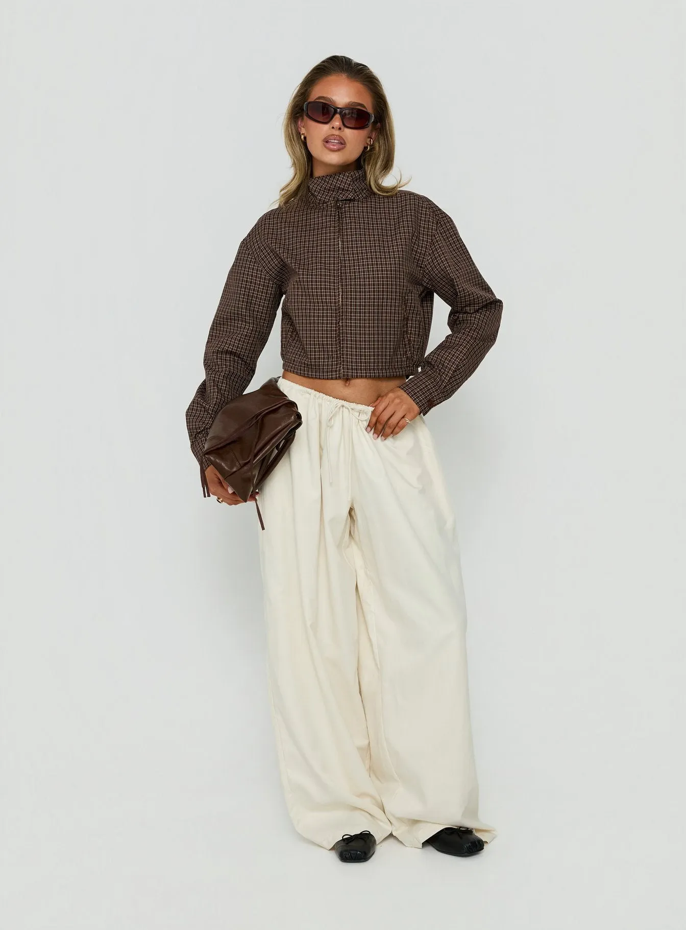 Bungala Oversized Relaxed Pants Ivory sold by Princess Polly product image thumbnail 3