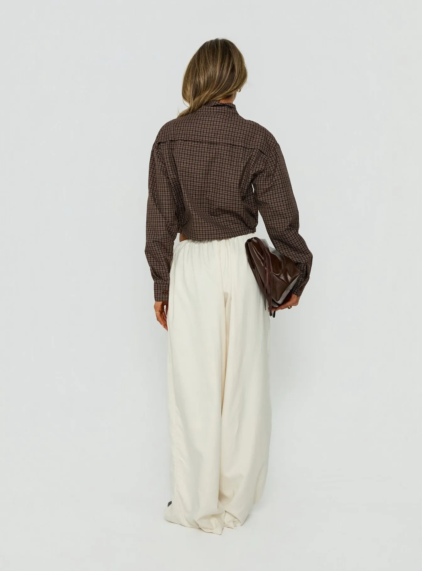 Bungala Oversized Relaxed Pants Ivory sold by Princess Polly product image thumbnail 5
