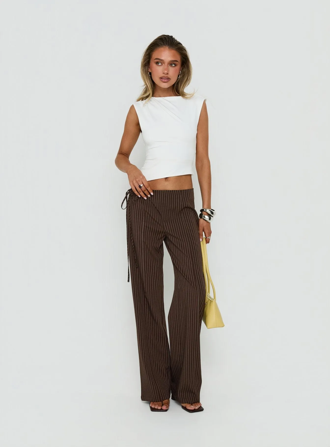 Mystro Cut Out Top White sold by Princess Polly product image thumbnail 3
