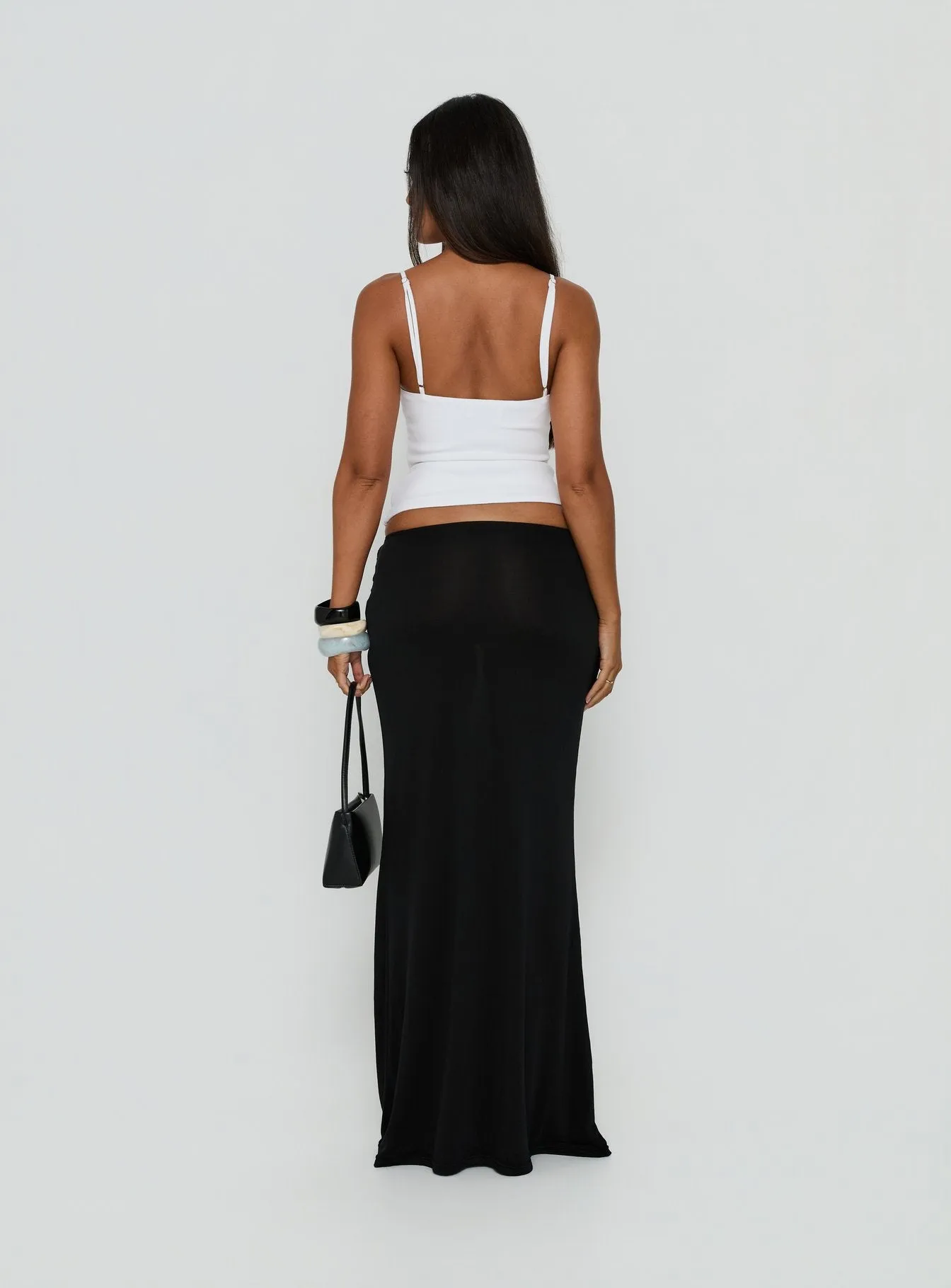 Samelia Wrap Maxi Skirt Black sold by Princess Polly product image thumbnail 5