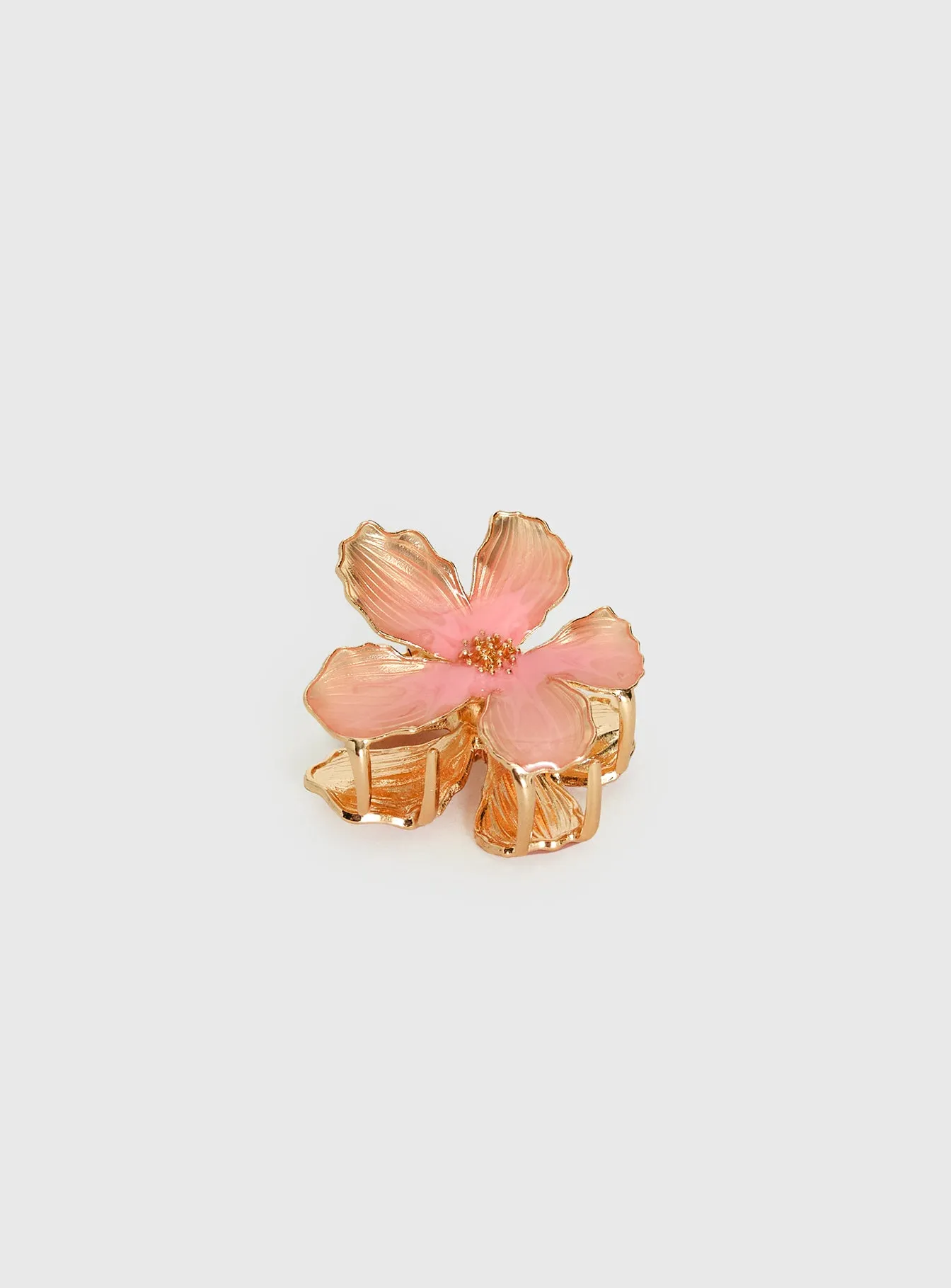 Luhna Floral Claw Clip Orange sold by Princess Polly product image thumbnail 3