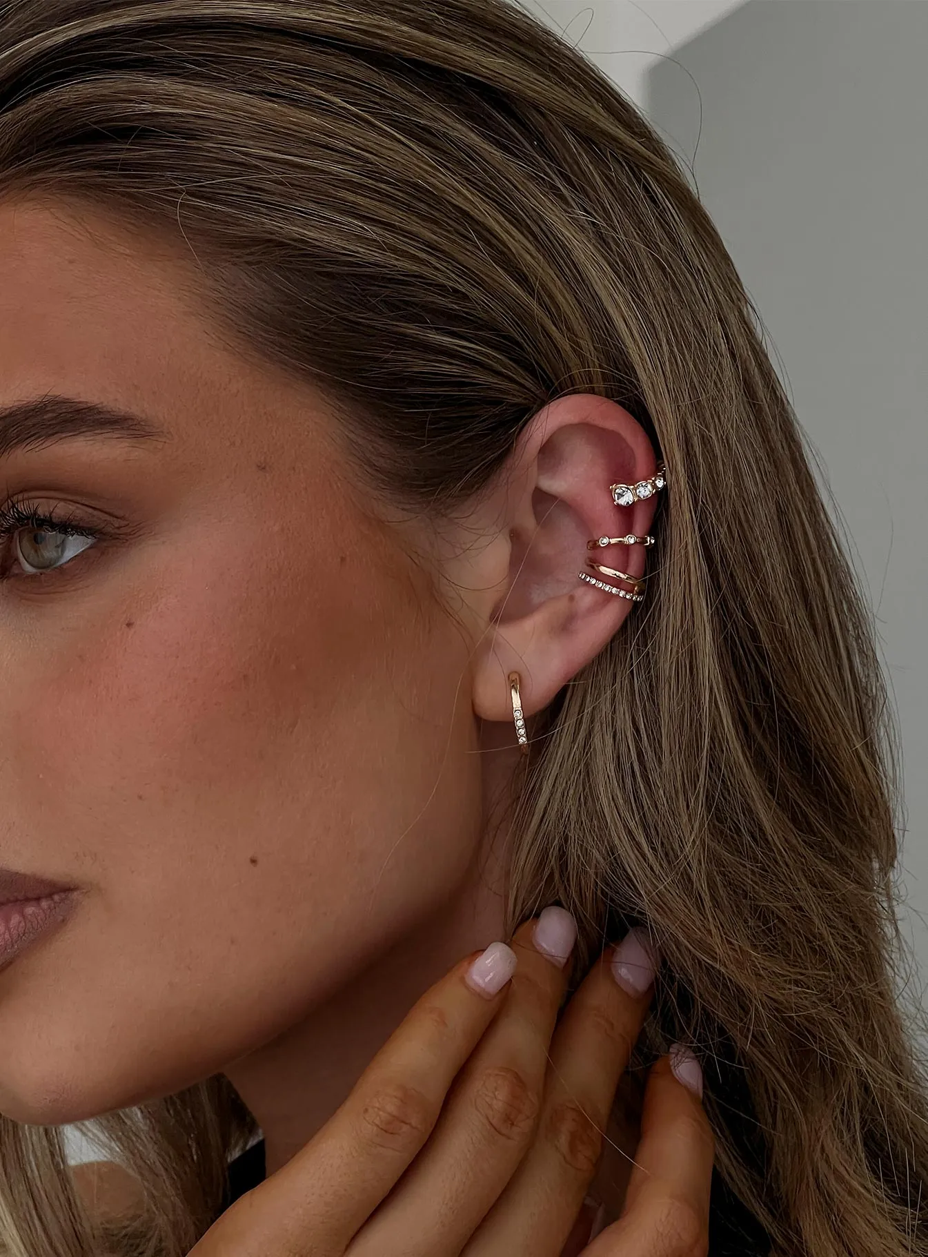 Mylla Cuff And Earring Pack Gold sold by Princess Polly