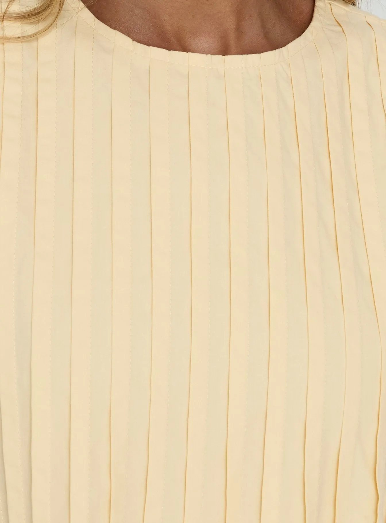Dreamboat Pleated Mini Dress Yellow sold by Princess Polly product image thumbnail 5