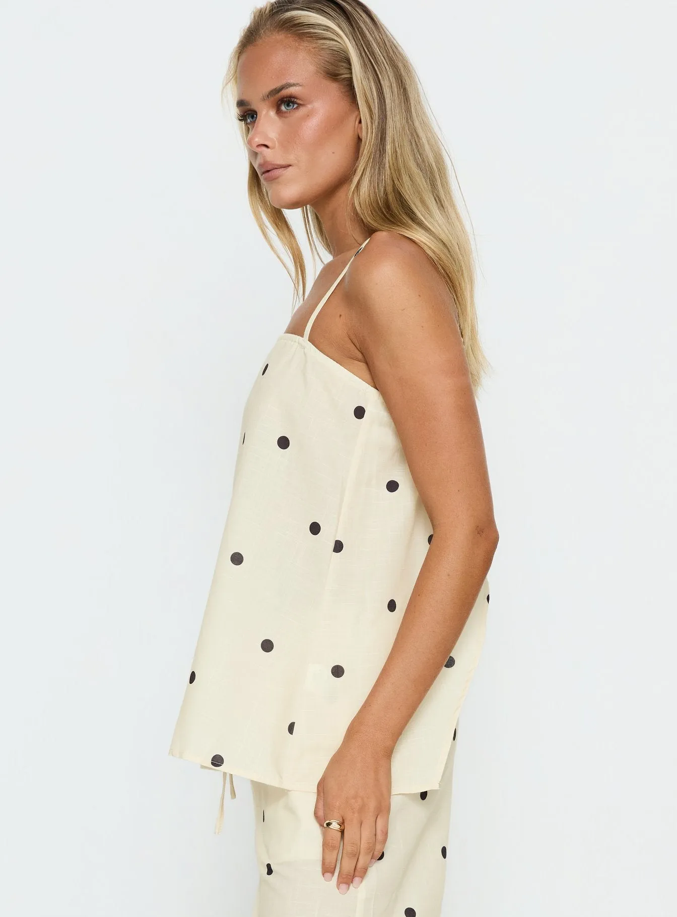 Bellara Longline Cami Top Yellow Polka sold by Princess Polly product image thumbnail 4