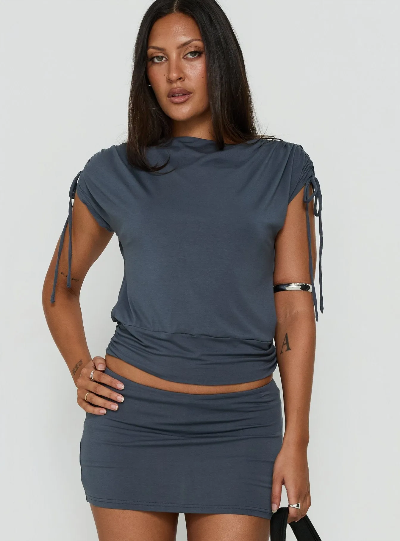 Leeah Backless Top Navy sold by Princess Polly product image thumbnail 2