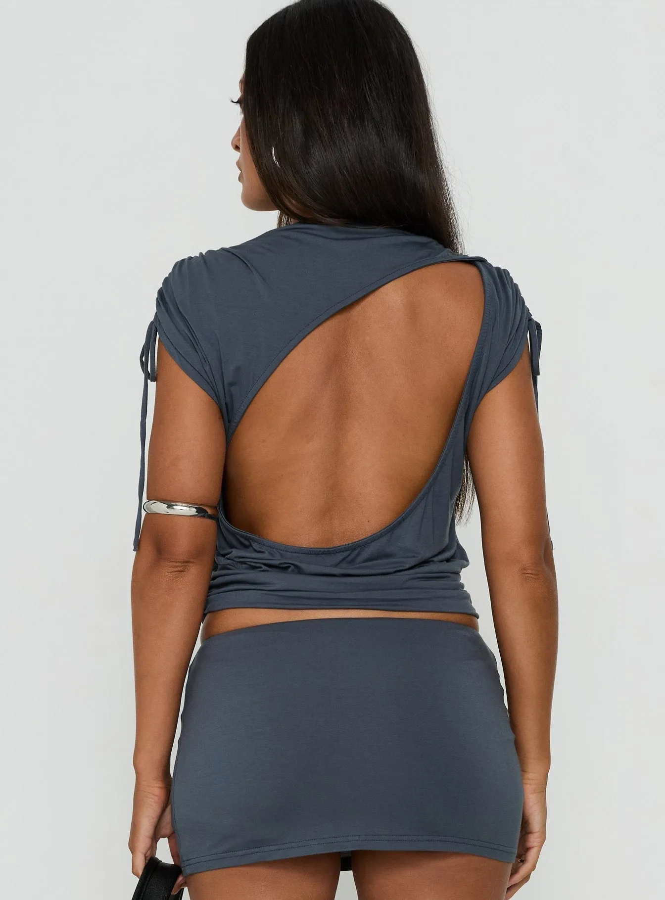 Leeah Backless Top Navy sold by Princess Polly product image thumbnail 5
