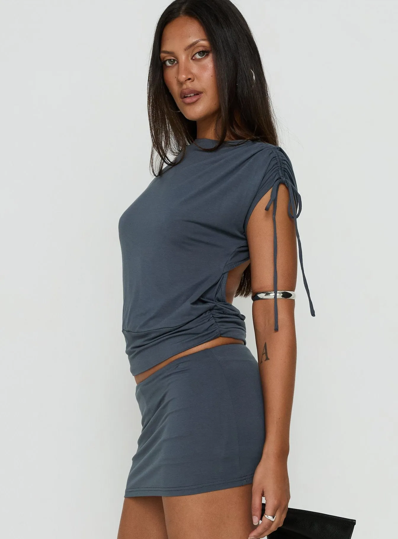 Leeah Backless Top Navy sold by Princess Polly product image thumbnail 4
