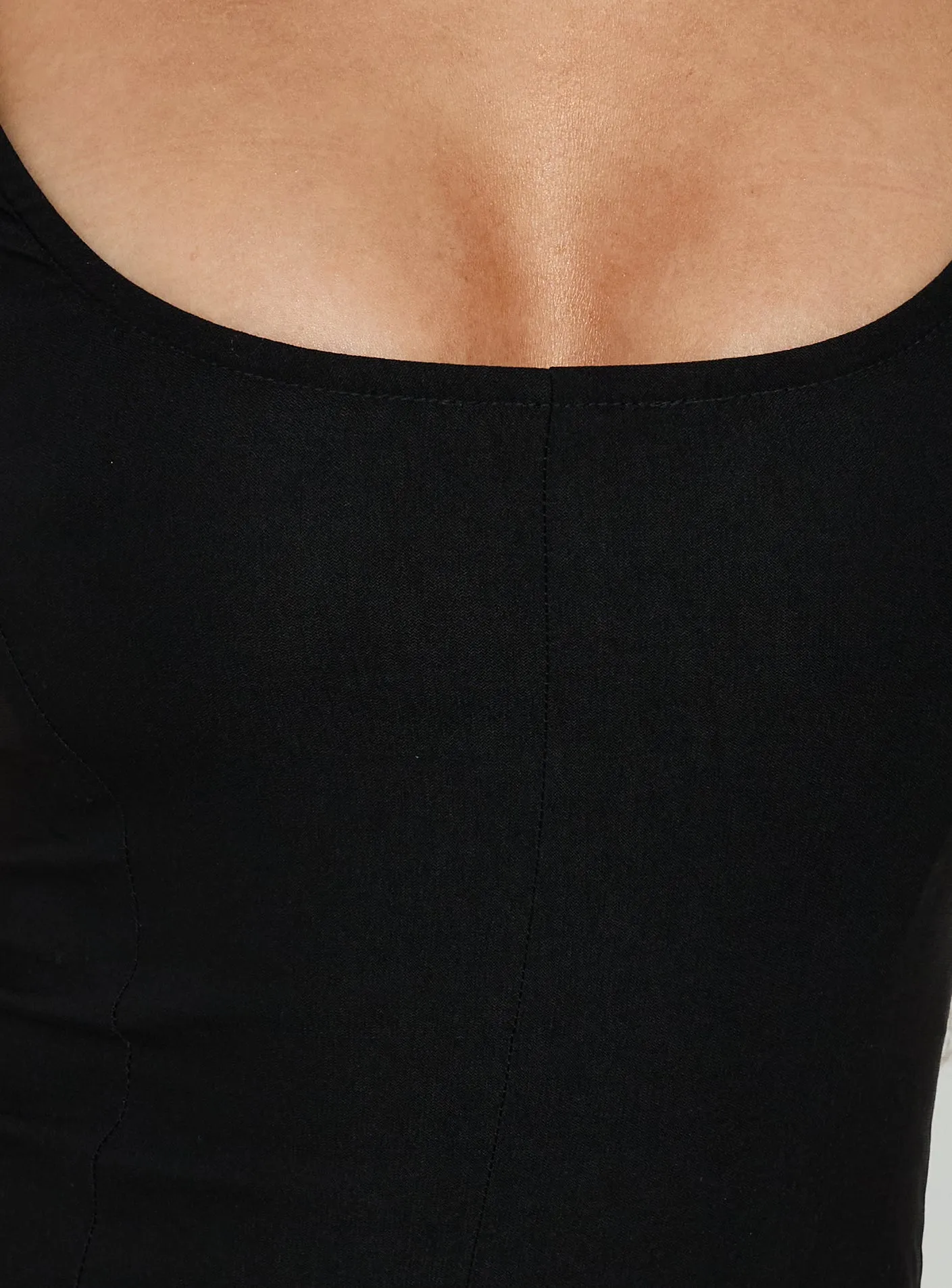 Bowee Fit and Flare Short Sleeve Mini Dress Black sold by Princess Polly product image thumbnail 5