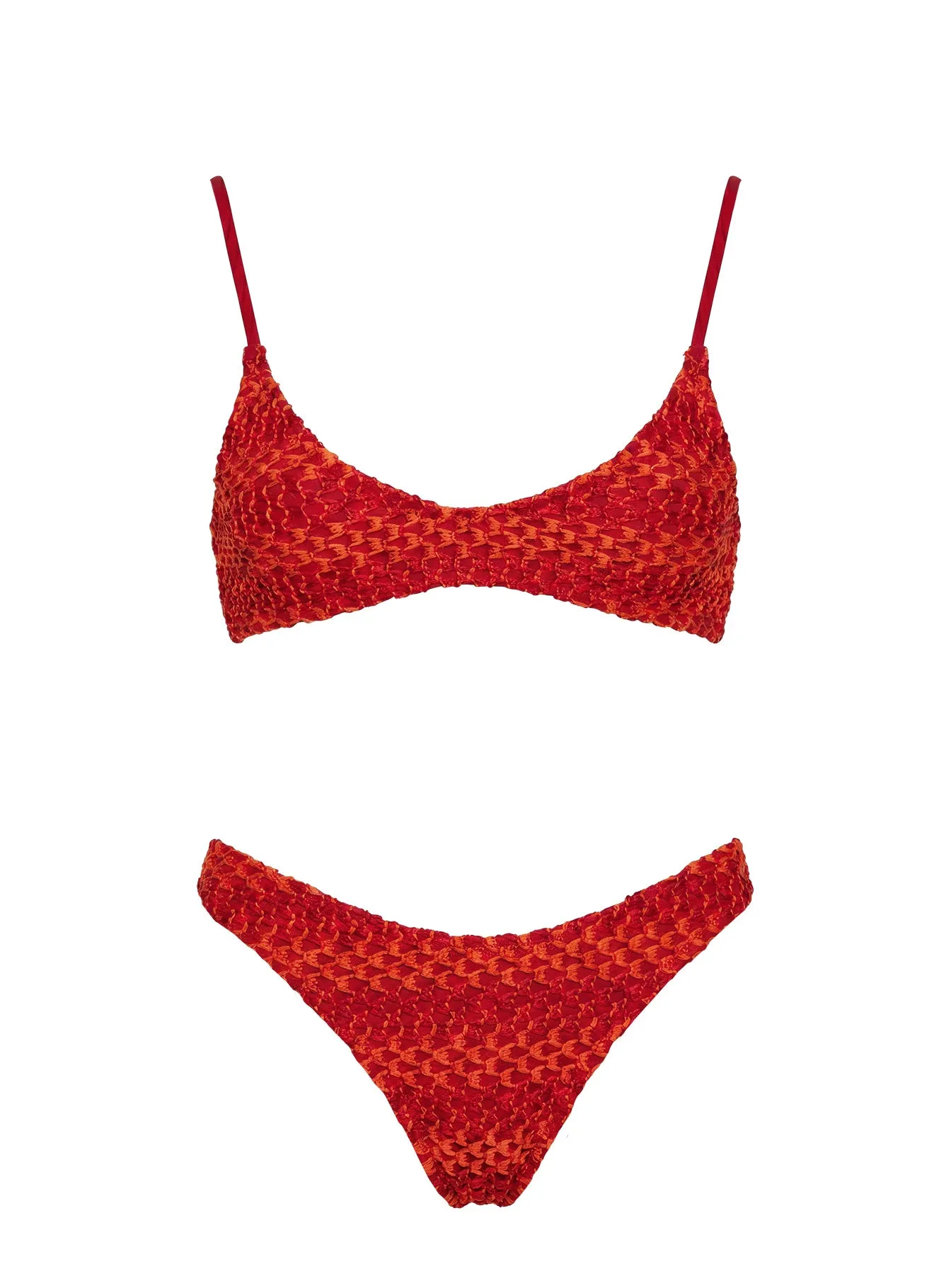 Elouana Scoop Bikini Top Red sold by Princess Polly product image thumbnail 5