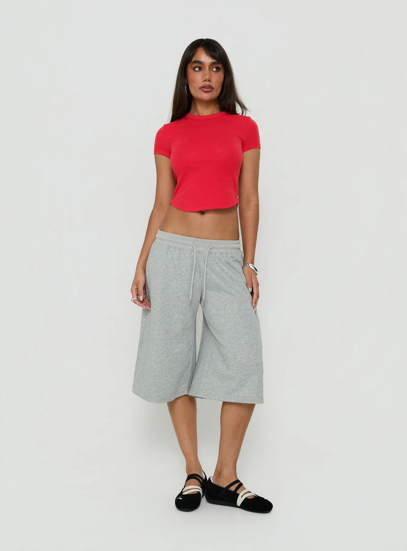 Peloma Saddle Hem Jersey Tee Red sold by Princess Polly product image thumbnail 3