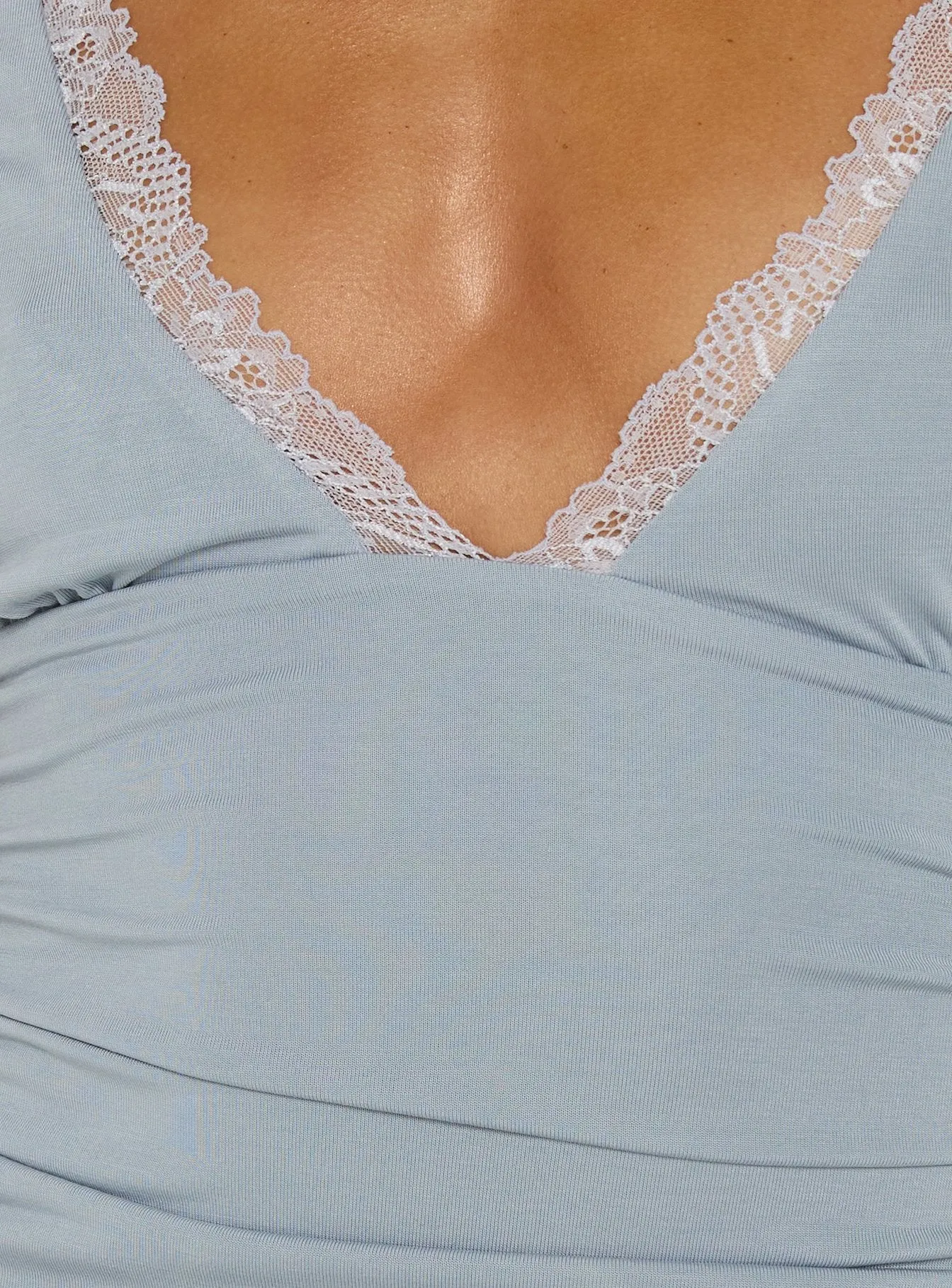 Zespri Lace Jersey Top Slate sold by Princess Polly product image thumbnail 5
