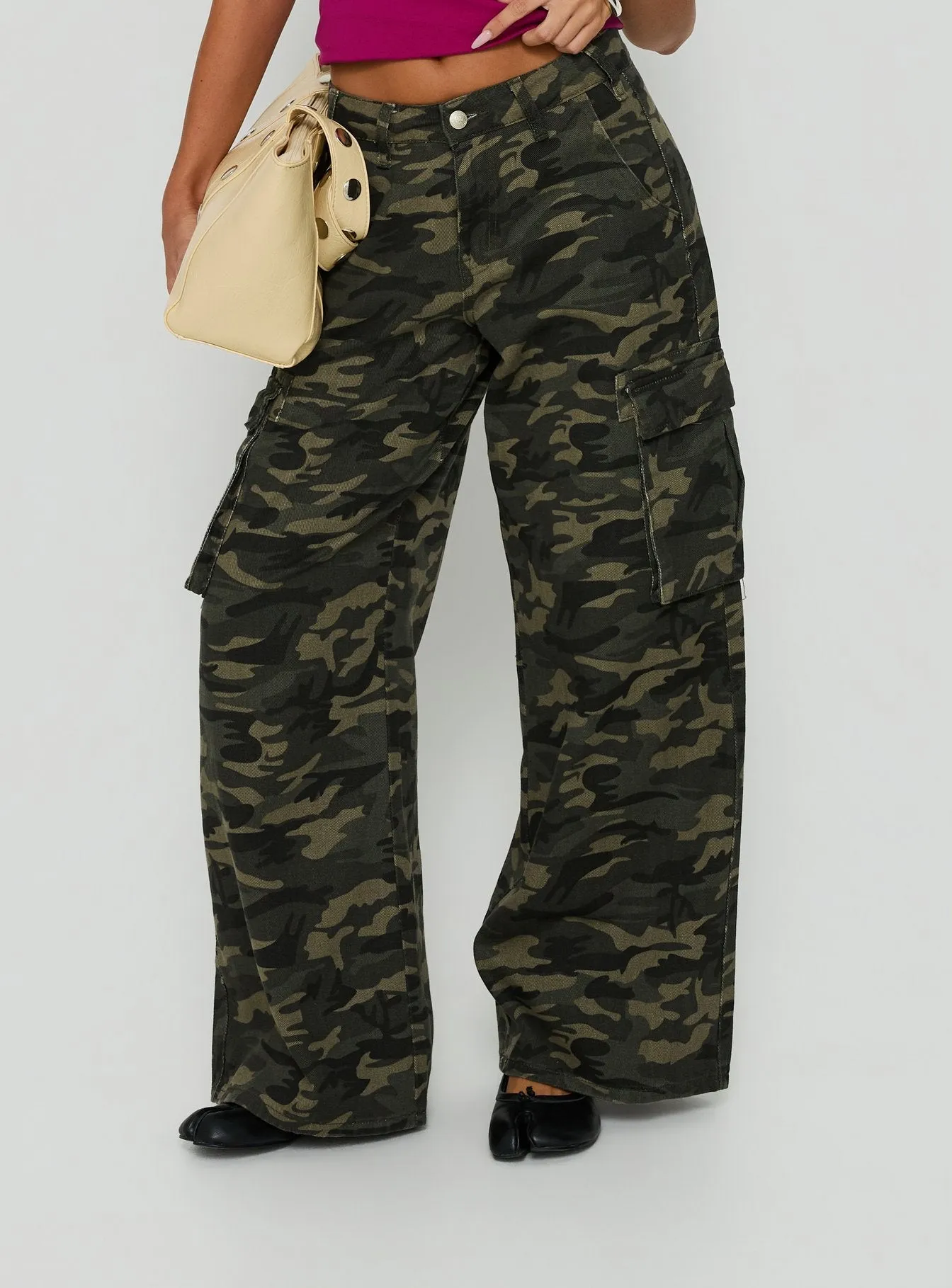 Hudsen Cargo Pants Camo sold by Princess Polly product image thumbnail 2