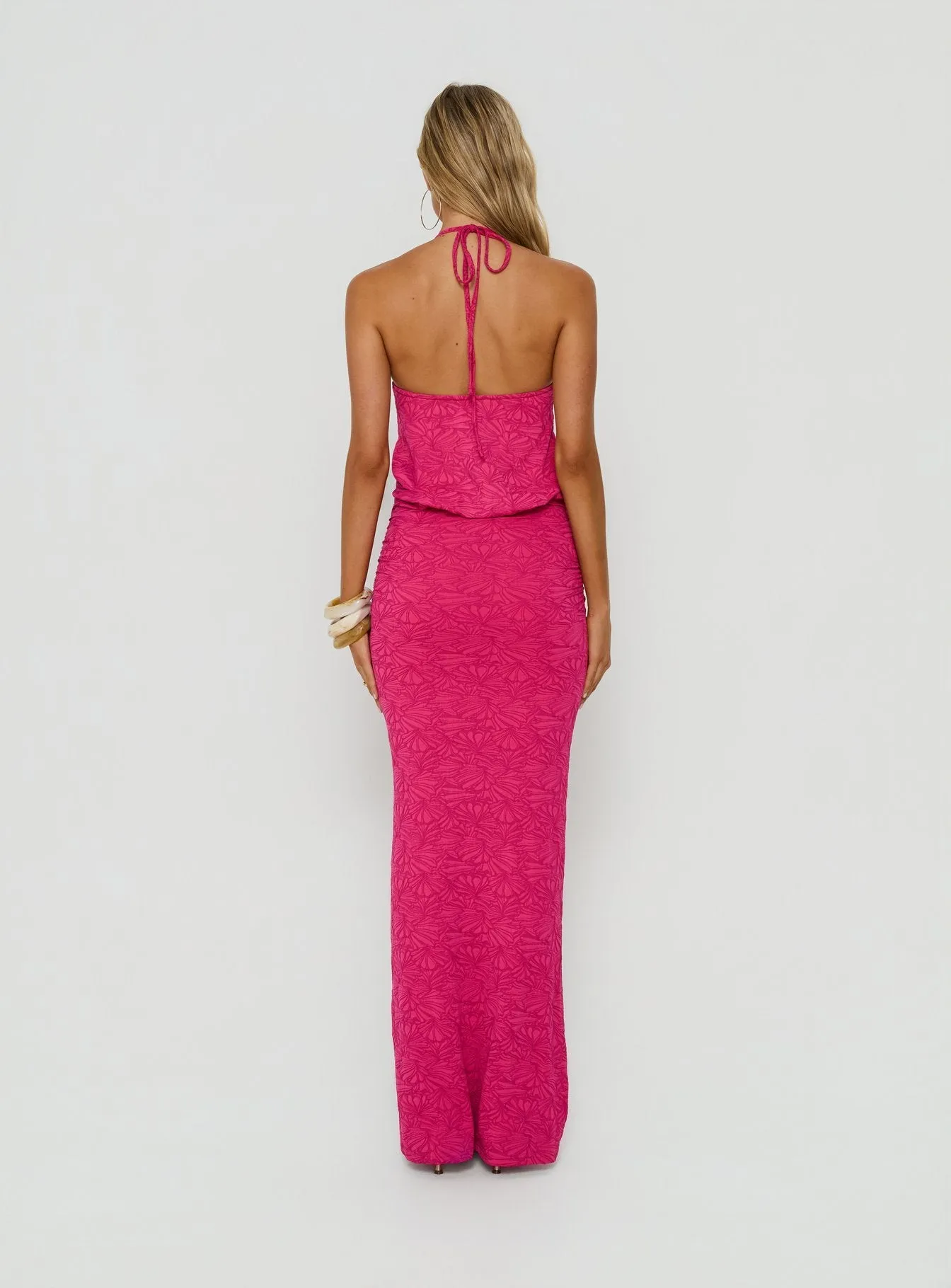 Sungold Halter Maxi Dress Gin Fizz sold by Princess Polly product image thumbnail 4
