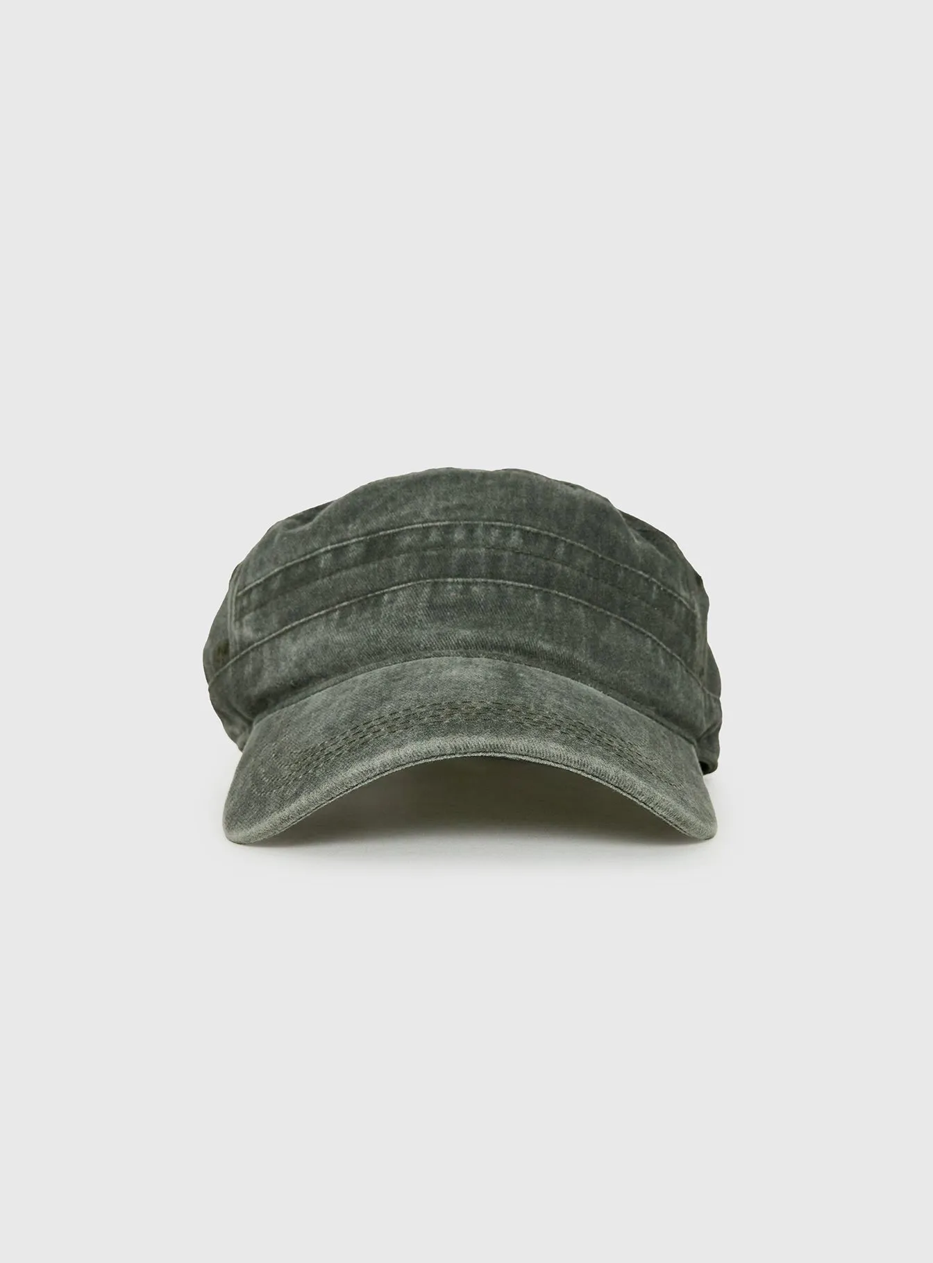 Odera Military Cap Washed Khaki sold by Princess Polly product image thumbnail 2