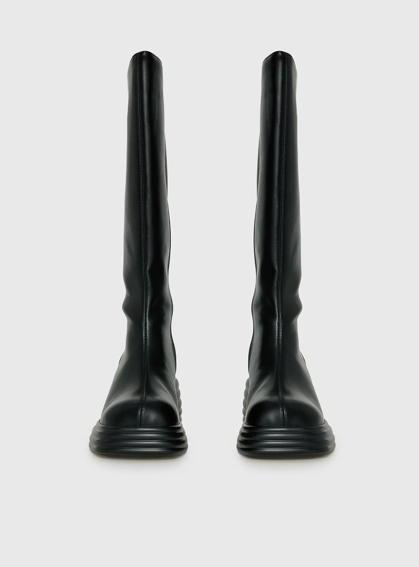 Therapy Frequency Knee High Boots Black sold by Princess Polly product image thumbnail 3