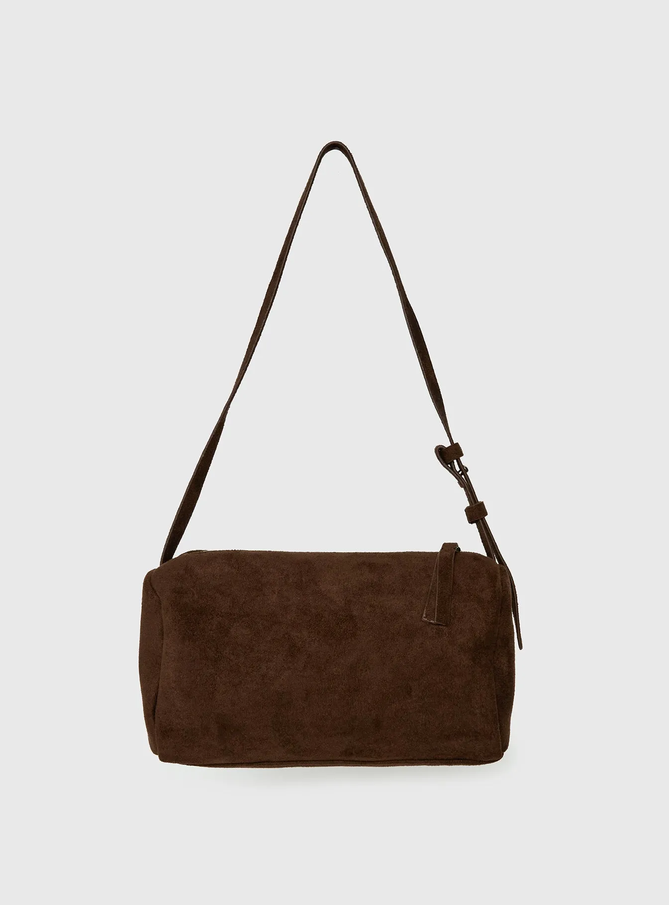 Beaming Brighter Faux Suede Shoulder Bag Chocolate sold by Princess Polly product image thumbnail 2