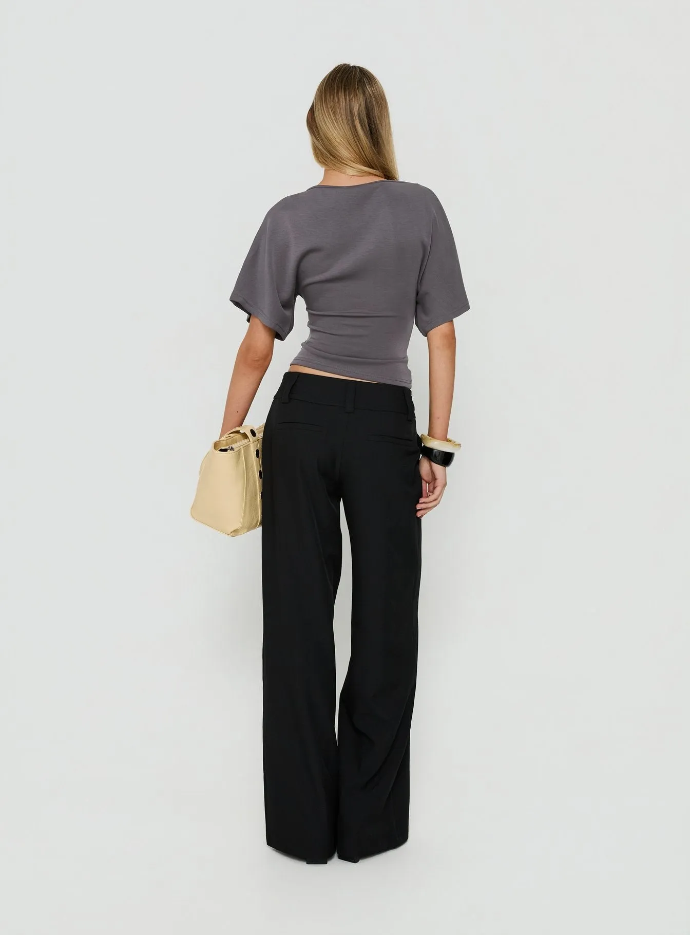 Cedars Low Rise Pant Black sold by Princess Polly product image thumbnail 5