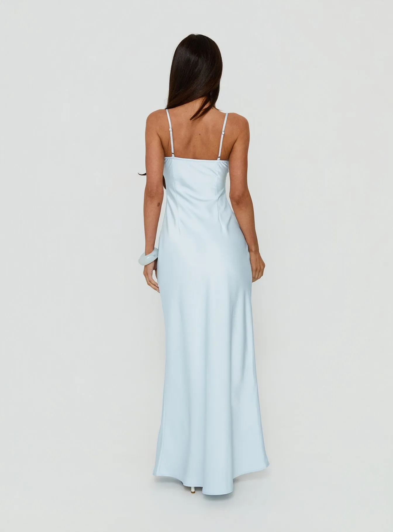 Engracia Sequin Maxi Dress Ice Blue sold by Princess Polly product image thumbnail 4