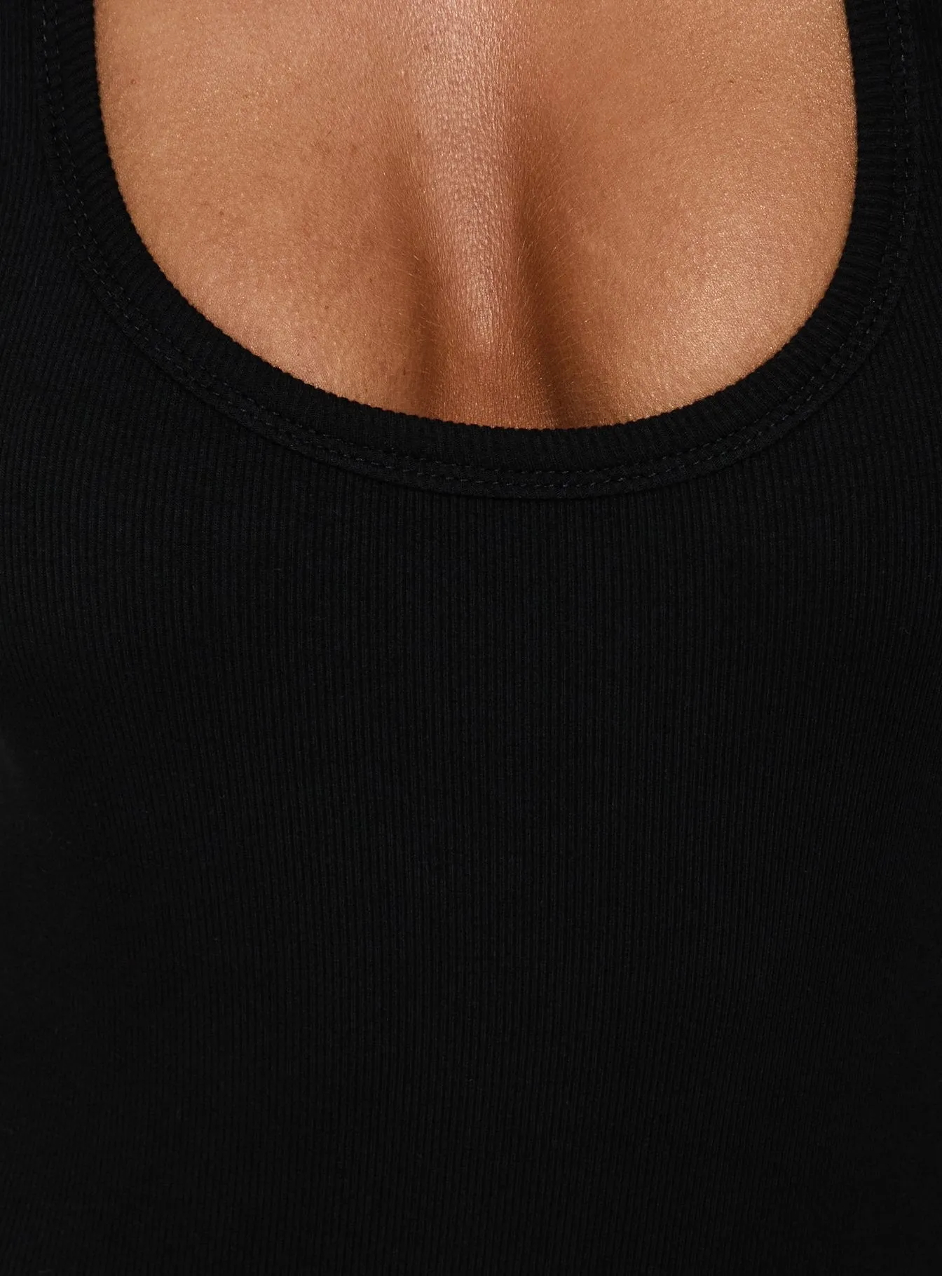 Baseline Halter Bodysuit Black sold by Princess Polly product image thumbnail 5