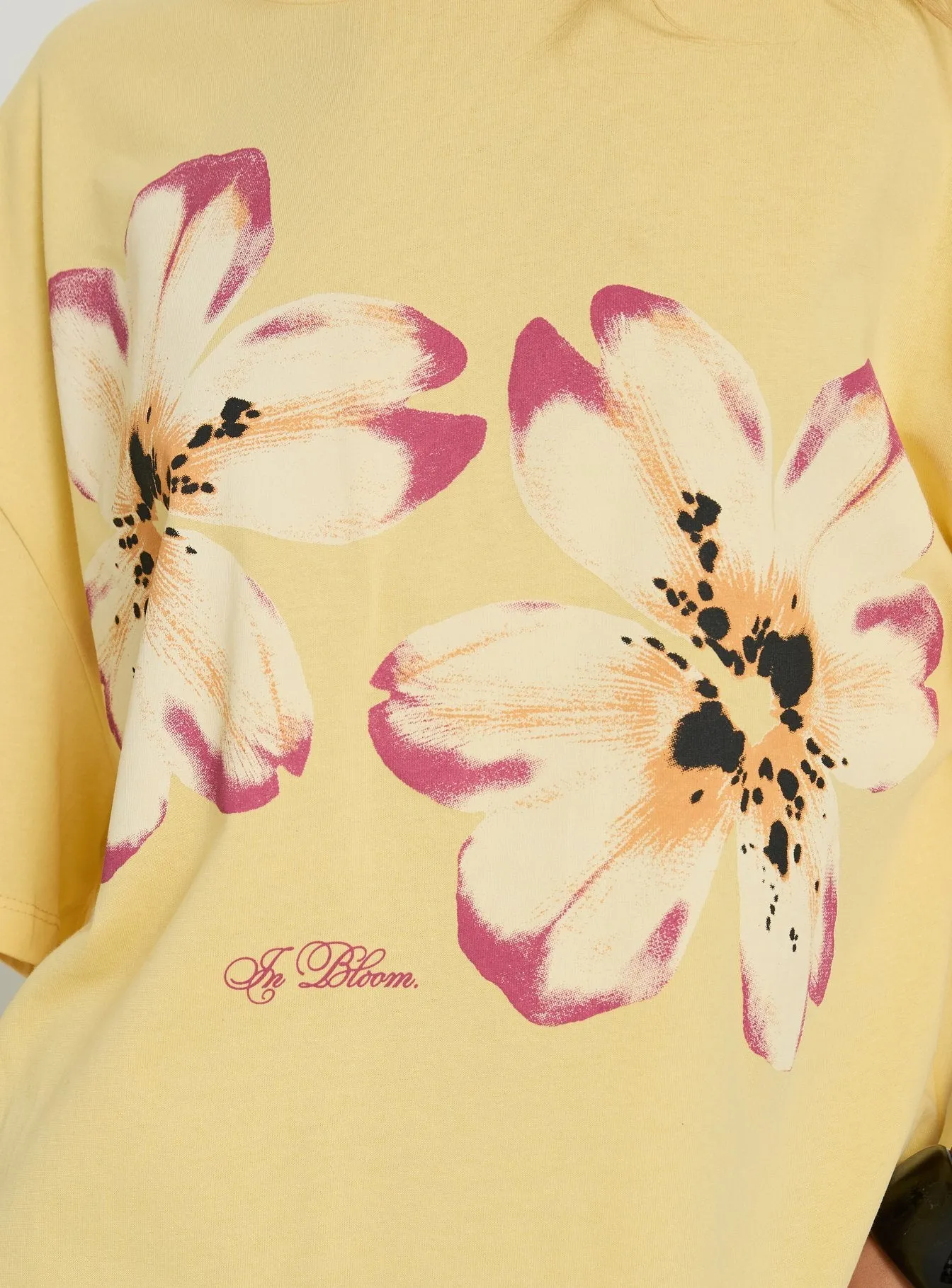 Botanic Lover Oversized Graphic Tee Washed Yellow sold by Princess Polly product image thumbnail 5