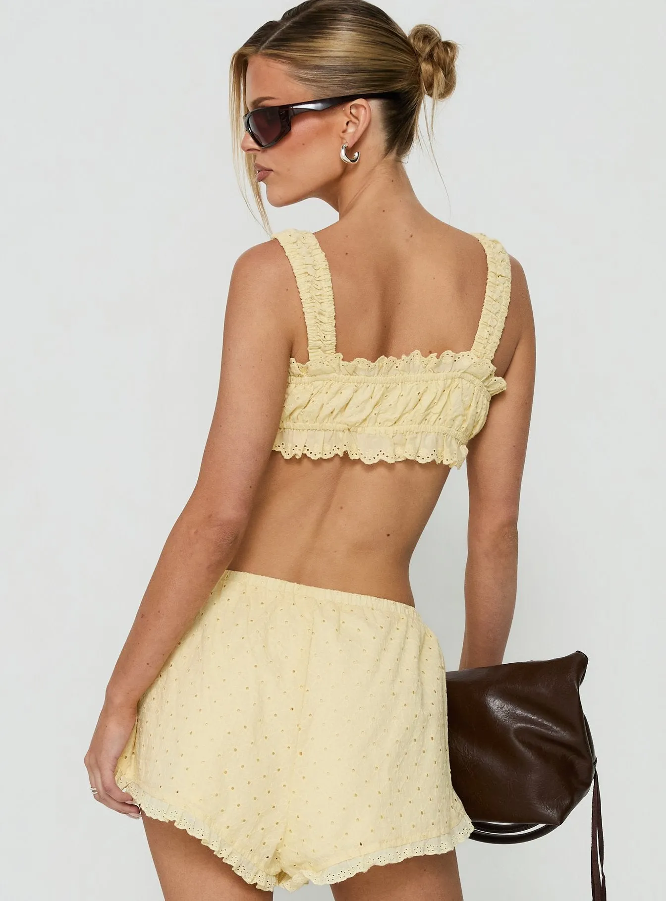 Midnight Sugar Micro Crop Top Butter sold by Princess Polly product image thumbnail 4