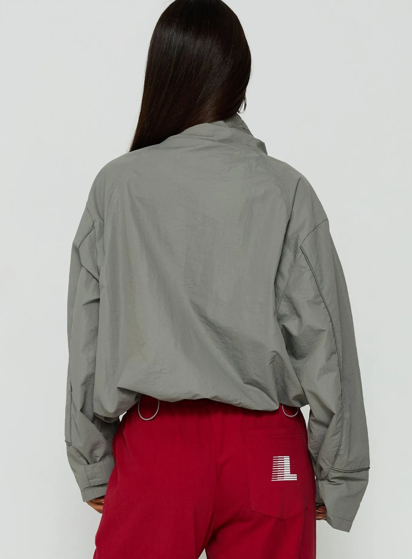 Shoreline Windbreaker Jacket Grey sold by Princess Polly product image thumbnail 5