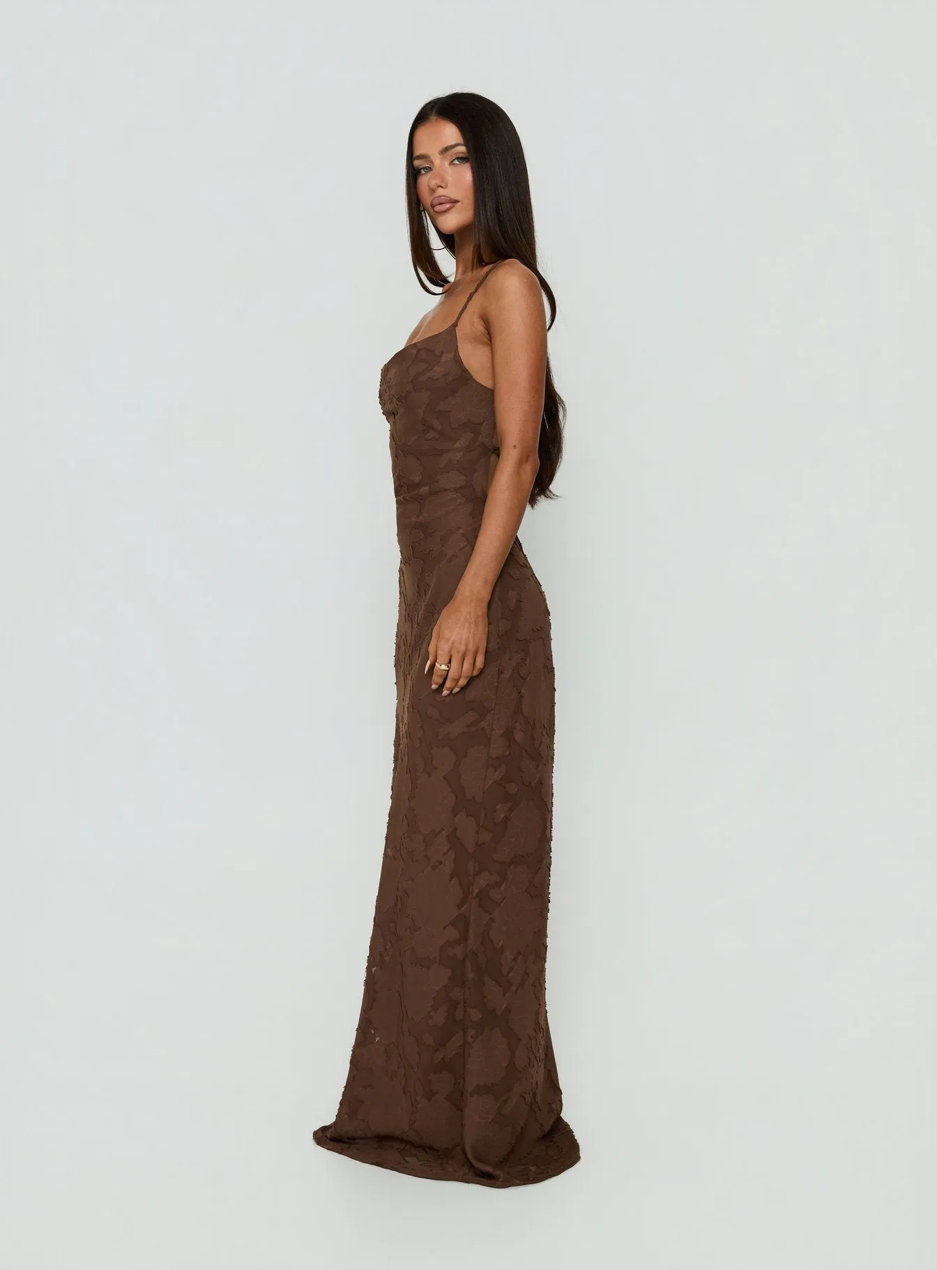 Celena Maxi Dress Brown sold by Princess Polly product image thumbnail 3